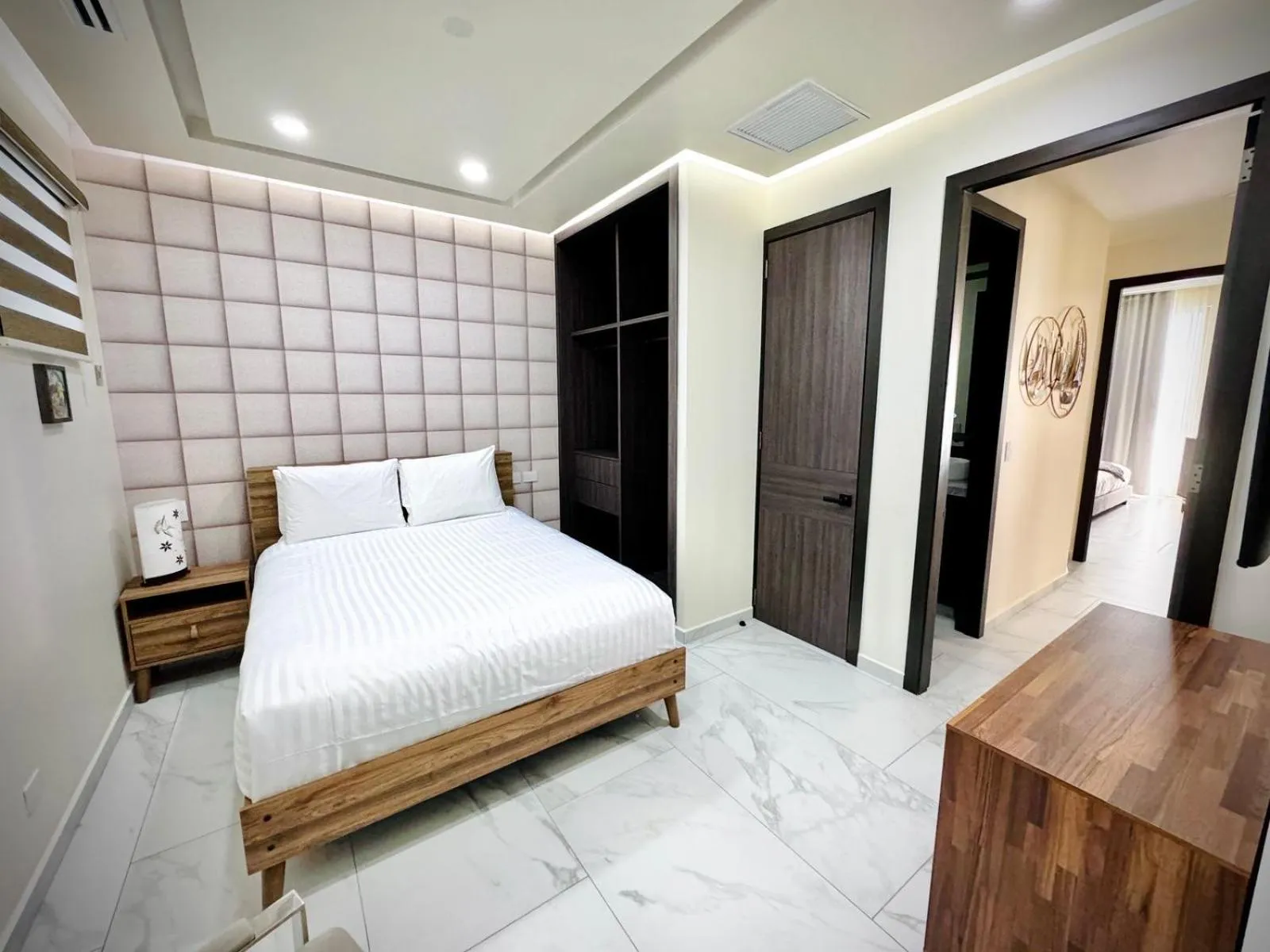 Bed in Esmeralda Beach Resort