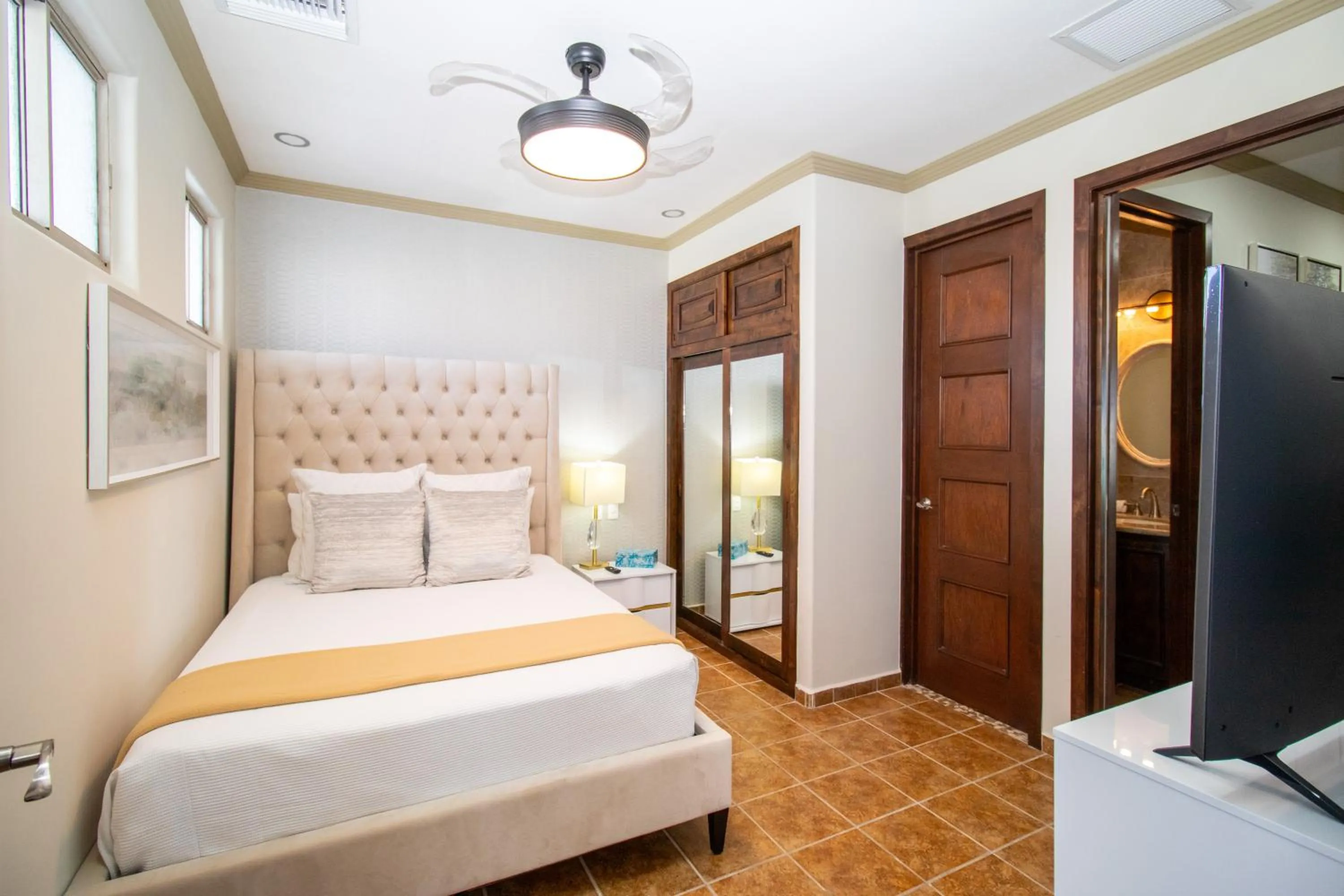 Bed in Esmeralda Beach Resort