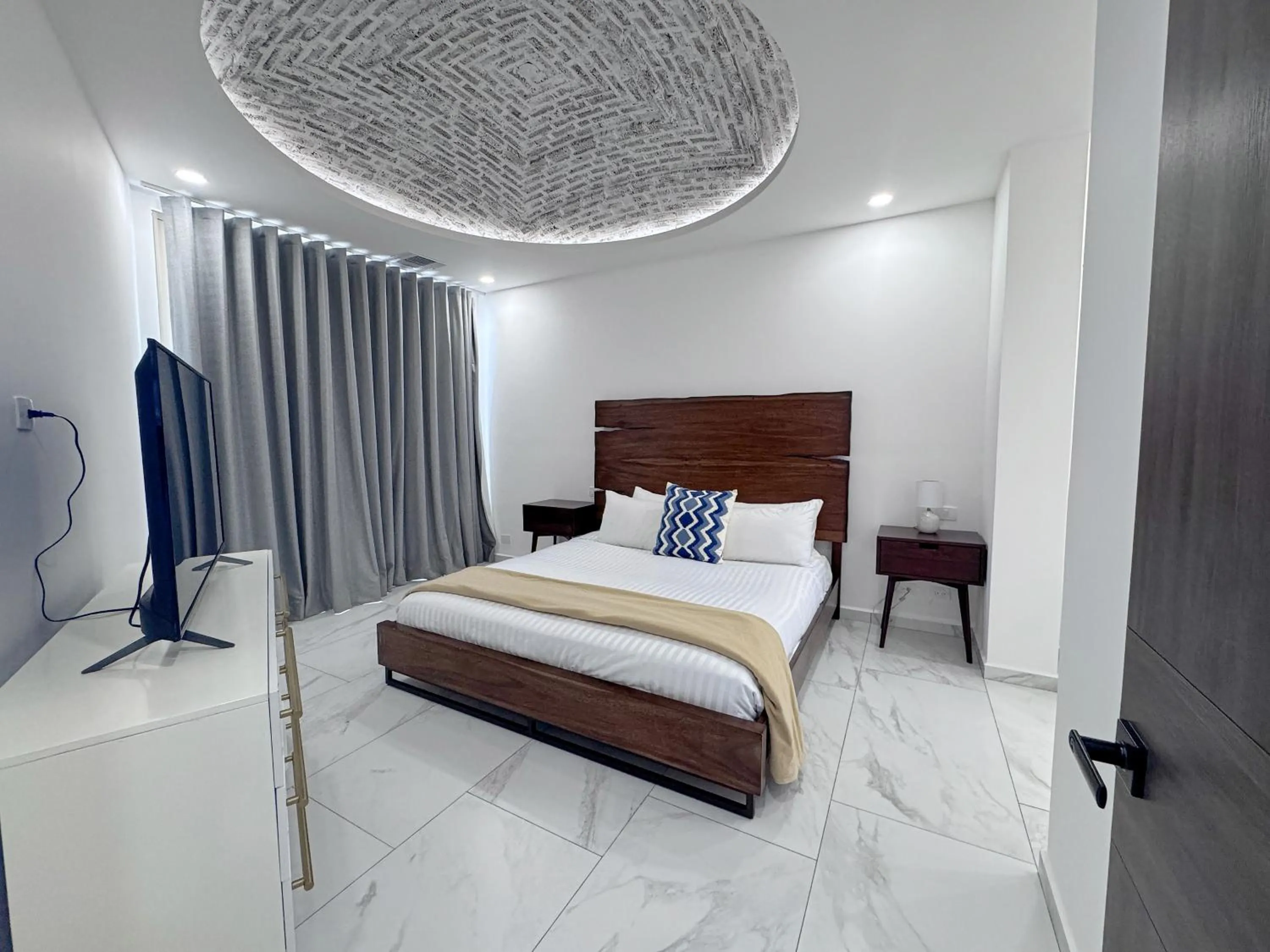 Bed in Esmeralda Beach Resort