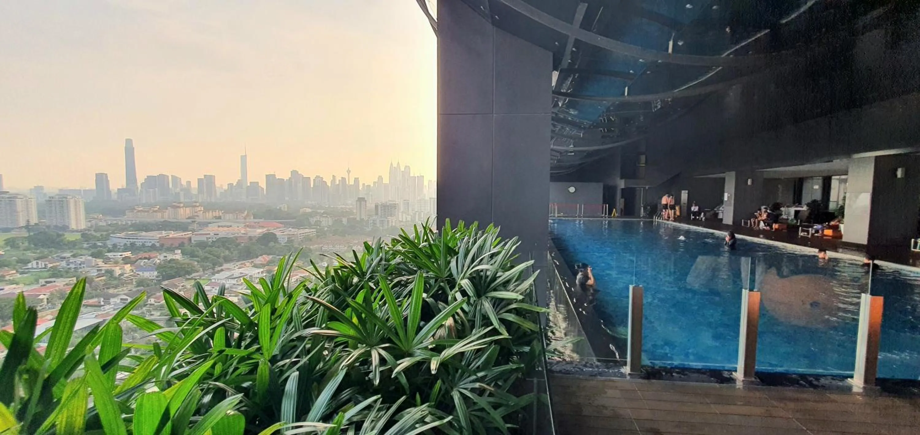 Swimming pool in MCity Jalan Ampang KLCC