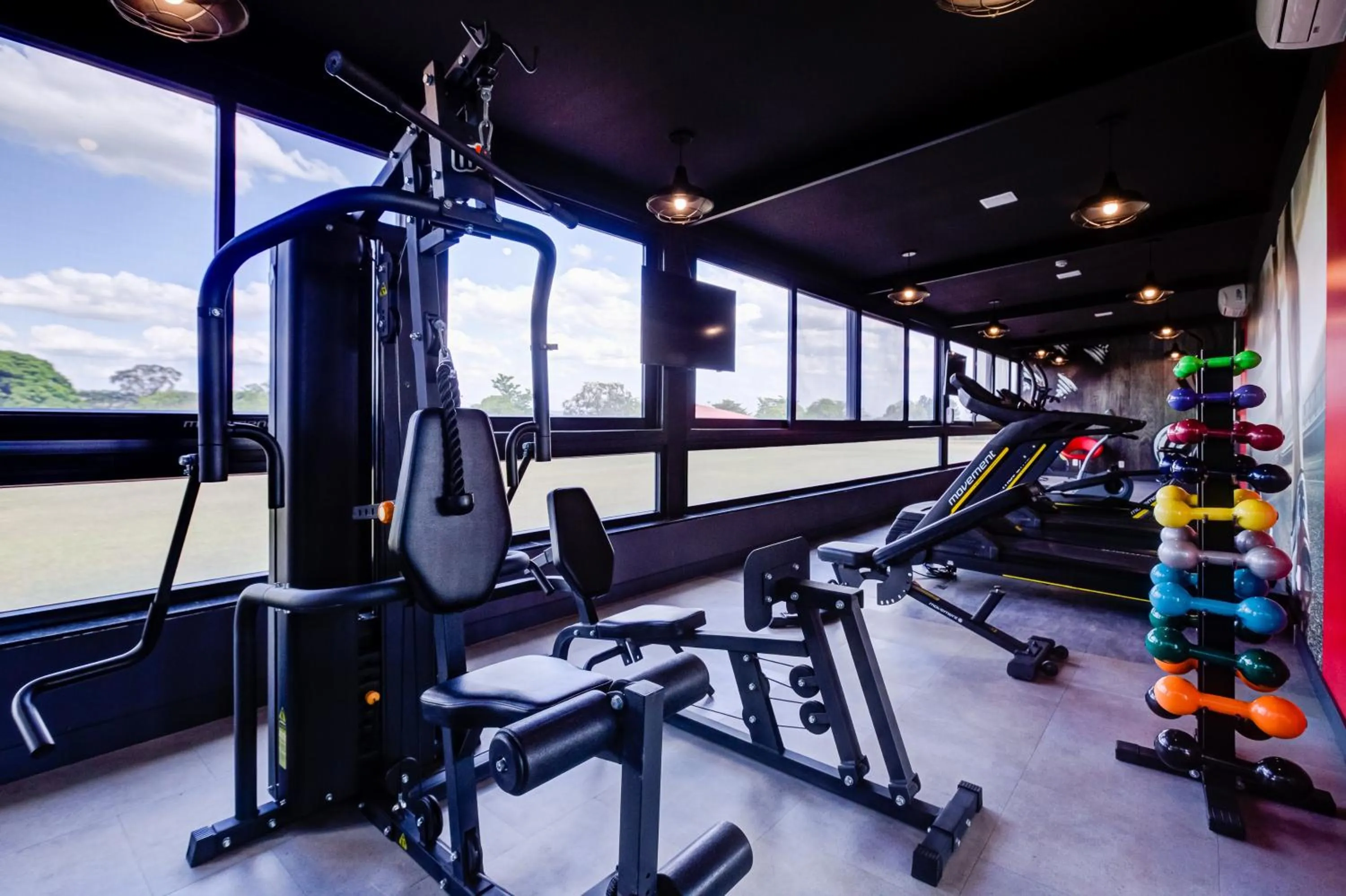 Fitness centre/facilities in Rio Hotel by Bourbon Indaiatuba