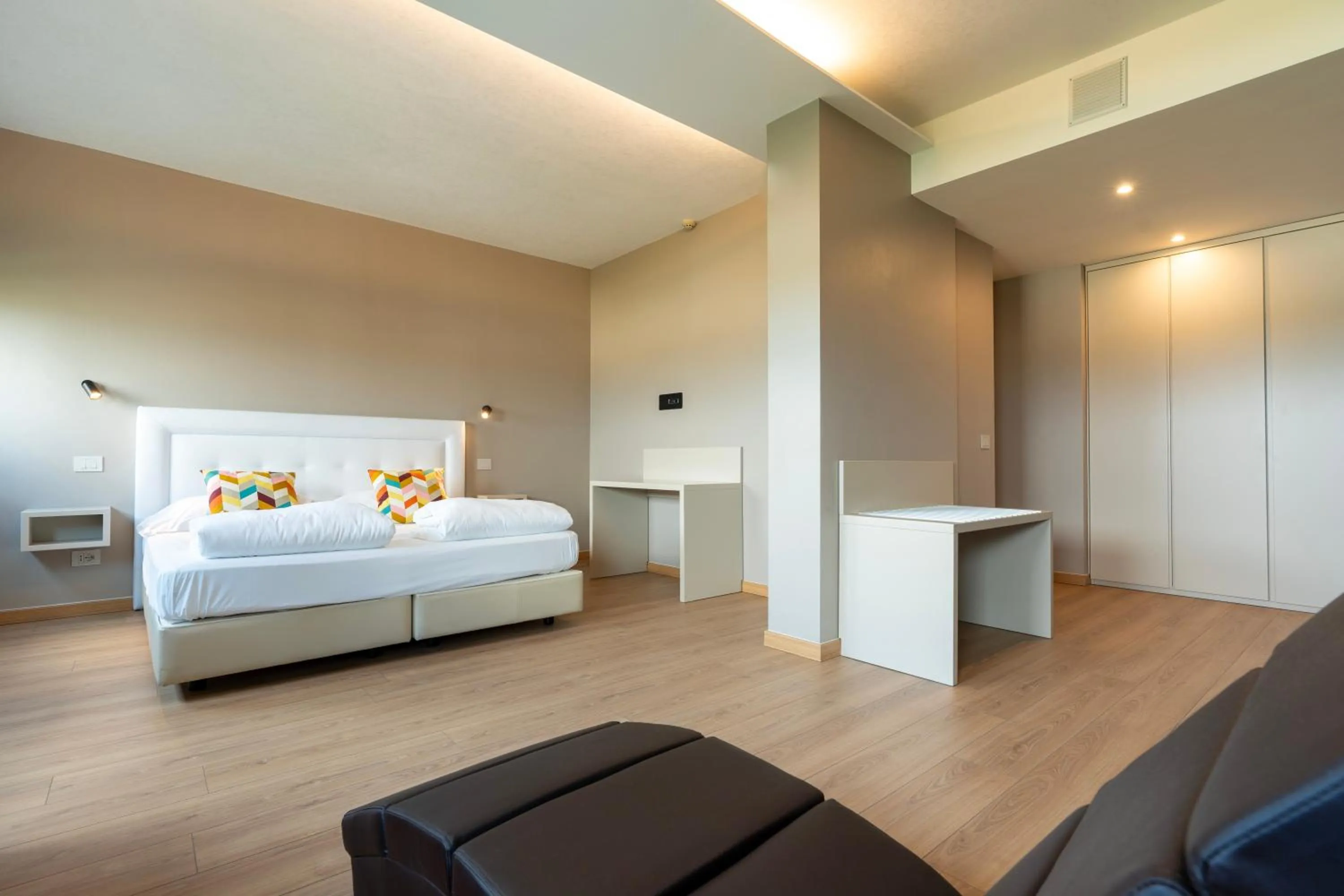 Bedroom, Bed in Hotel Saccardi & Spa - Adults Only