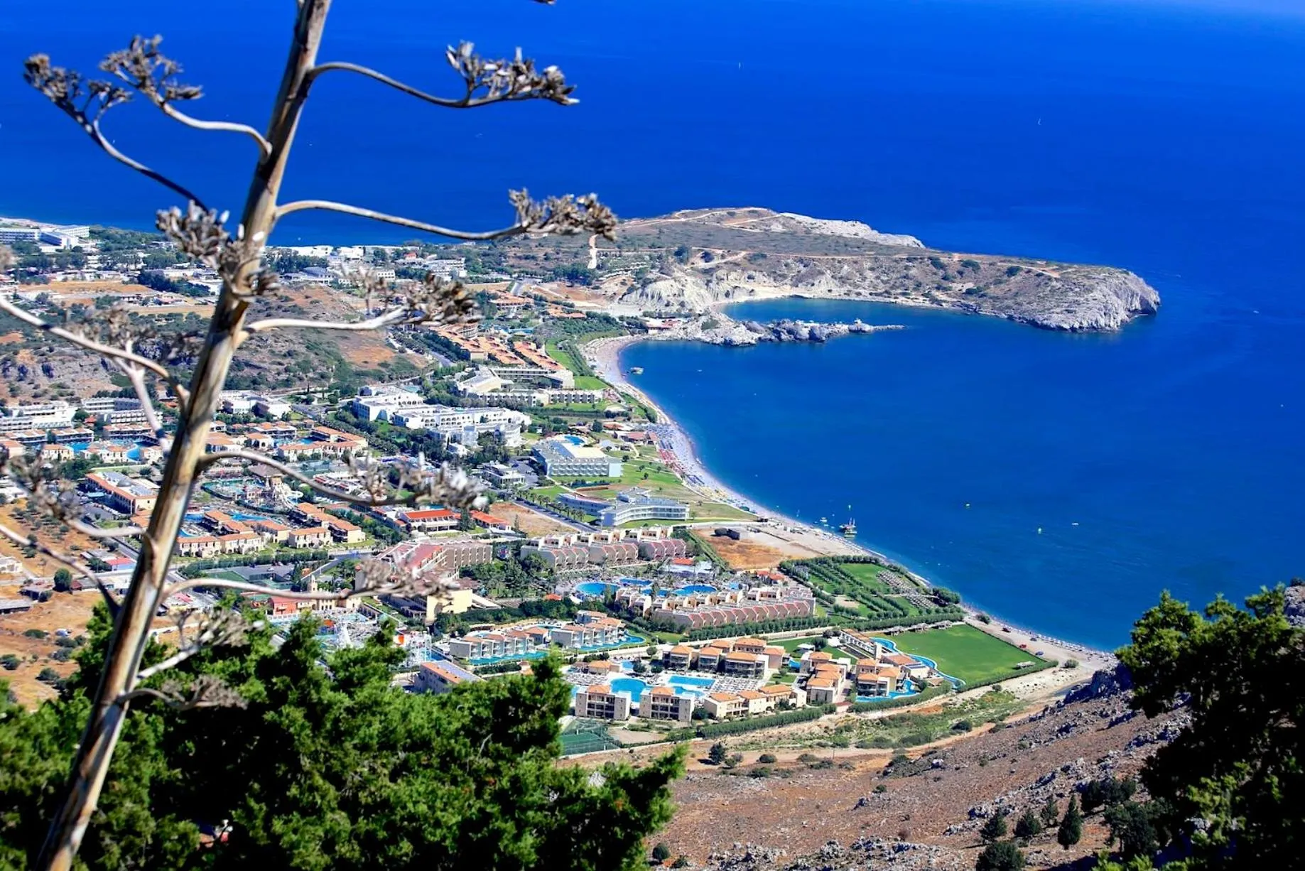 Natural landscape in Hotel Niriides Beach
