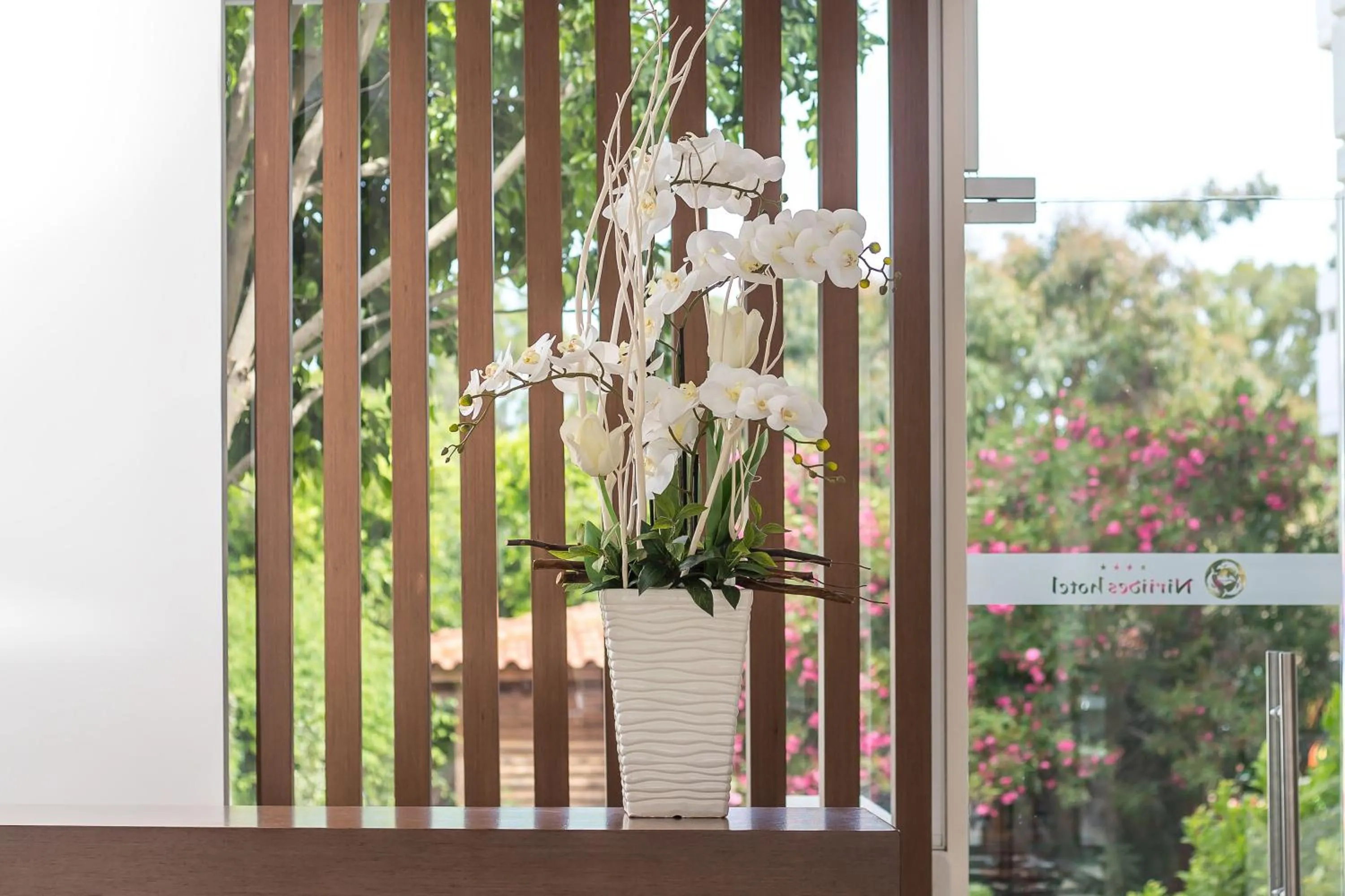 Decorative detail in Hotel Niriides Beach