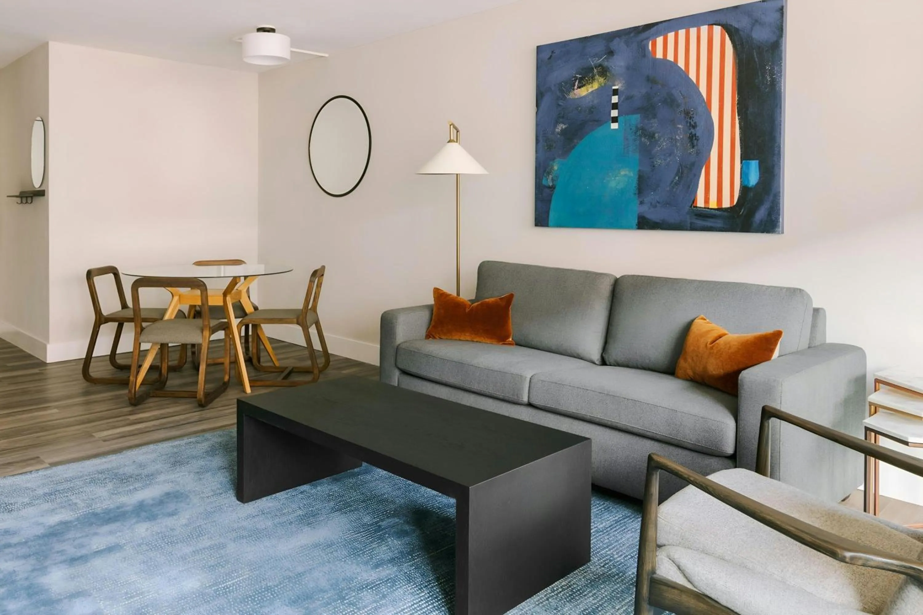 Living room in Sonder by Marriott Bonvoy Georgetown C&O Apartments Georgetown