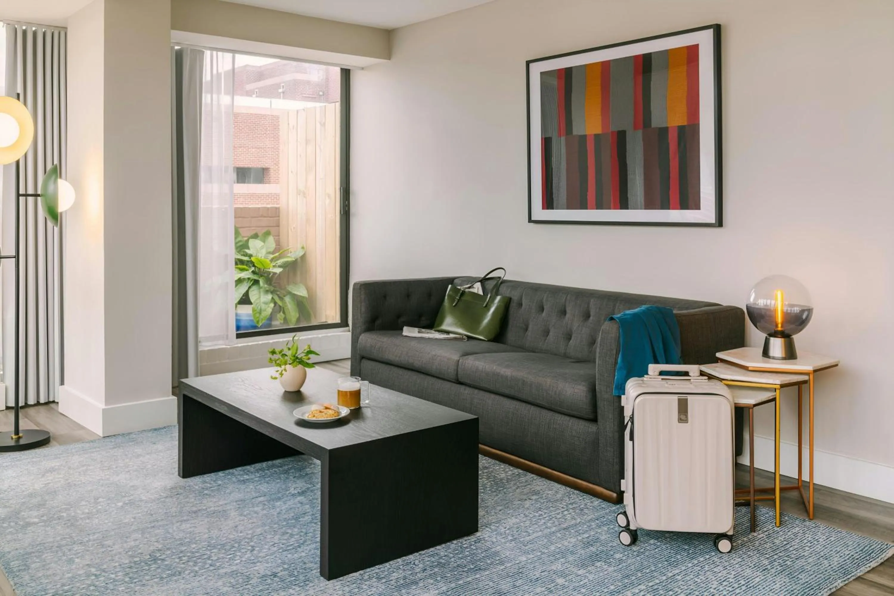 Living room in Sonder by Marriott Bonvoy Georgetown C&O Apartments Georgetown