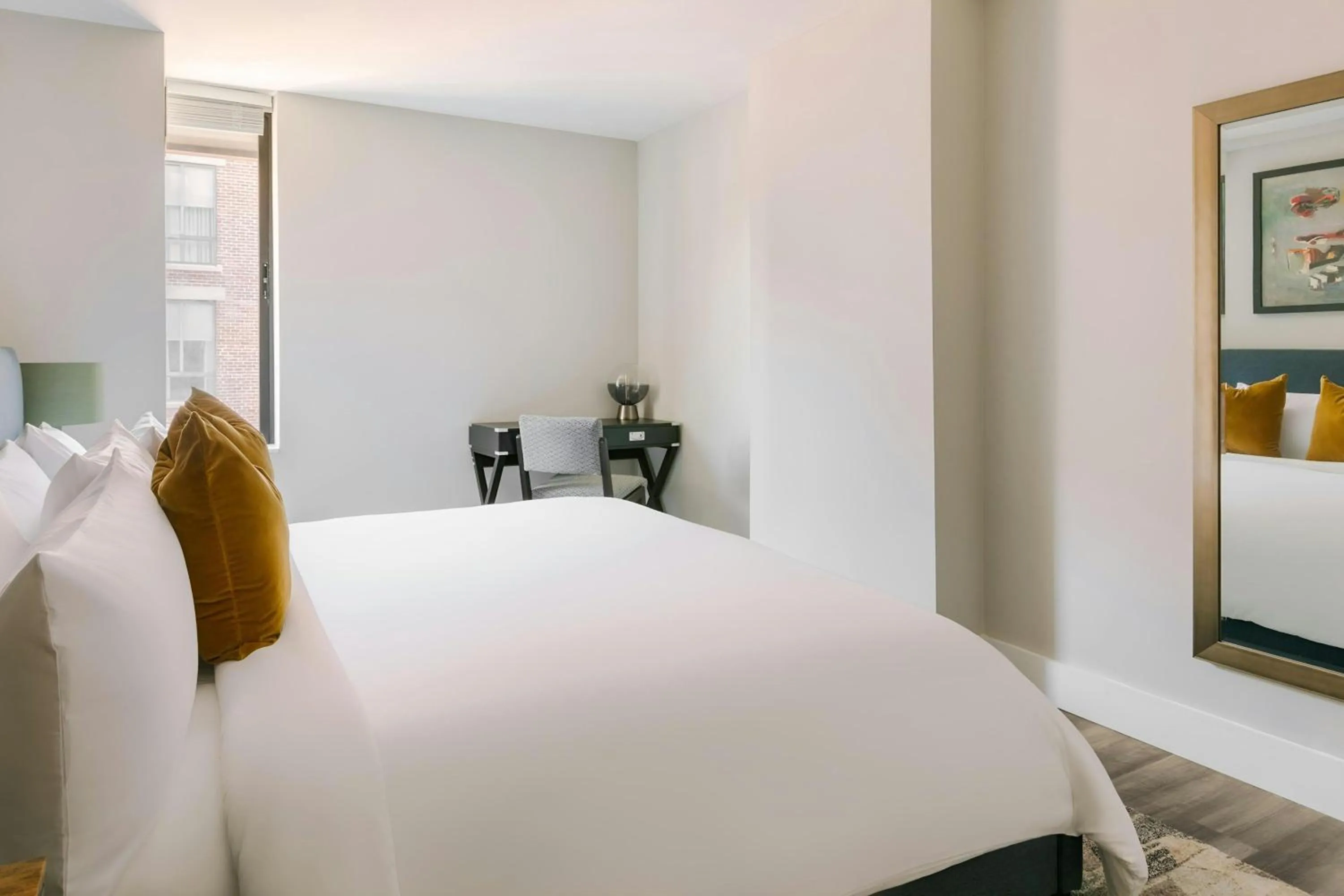 Bedroom, Bed in Sonder by Marriott Bonvoy Georgetown C&O Apartments Georgetown