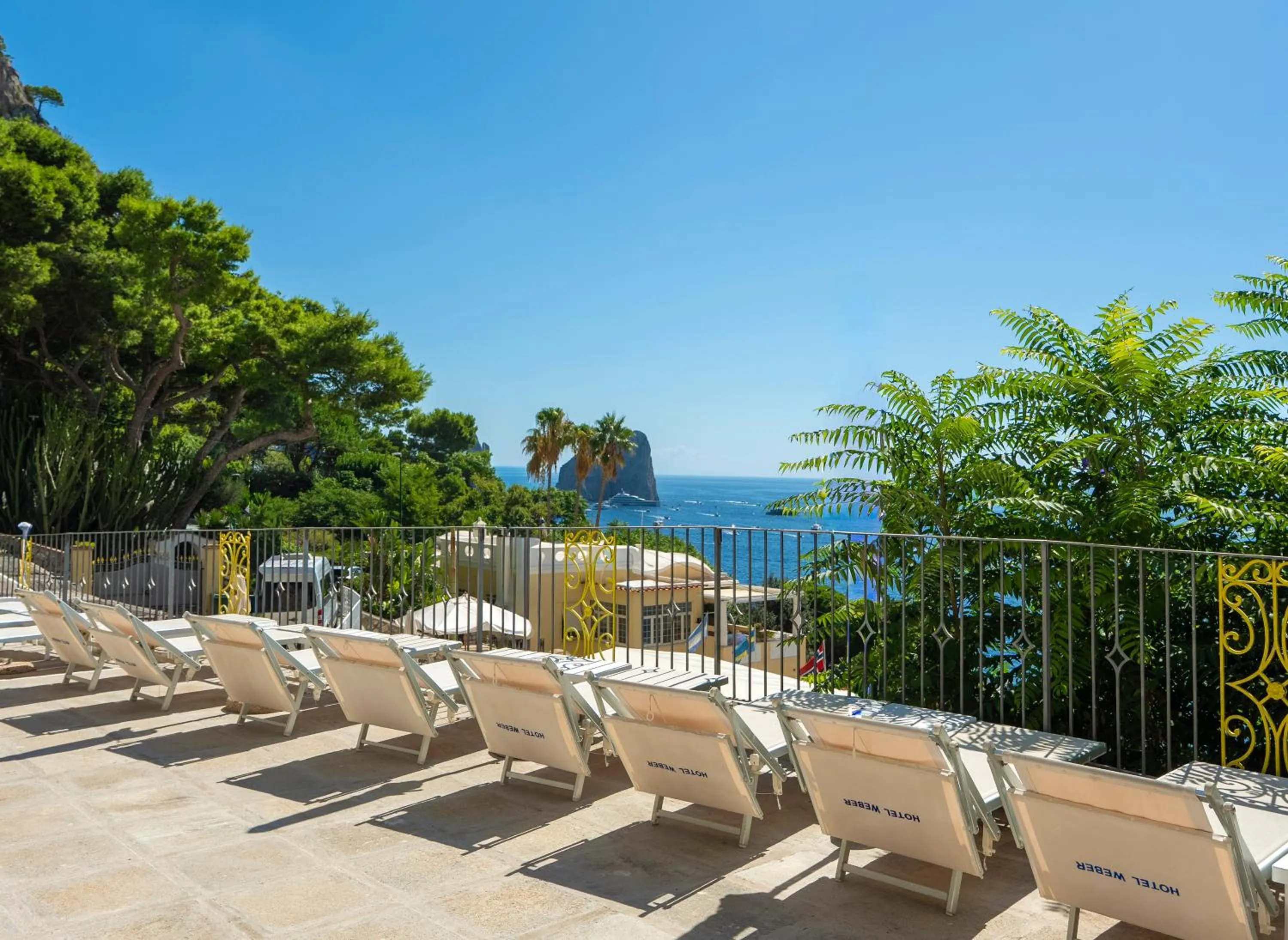 sunbed in Hotel Weber Ambassador