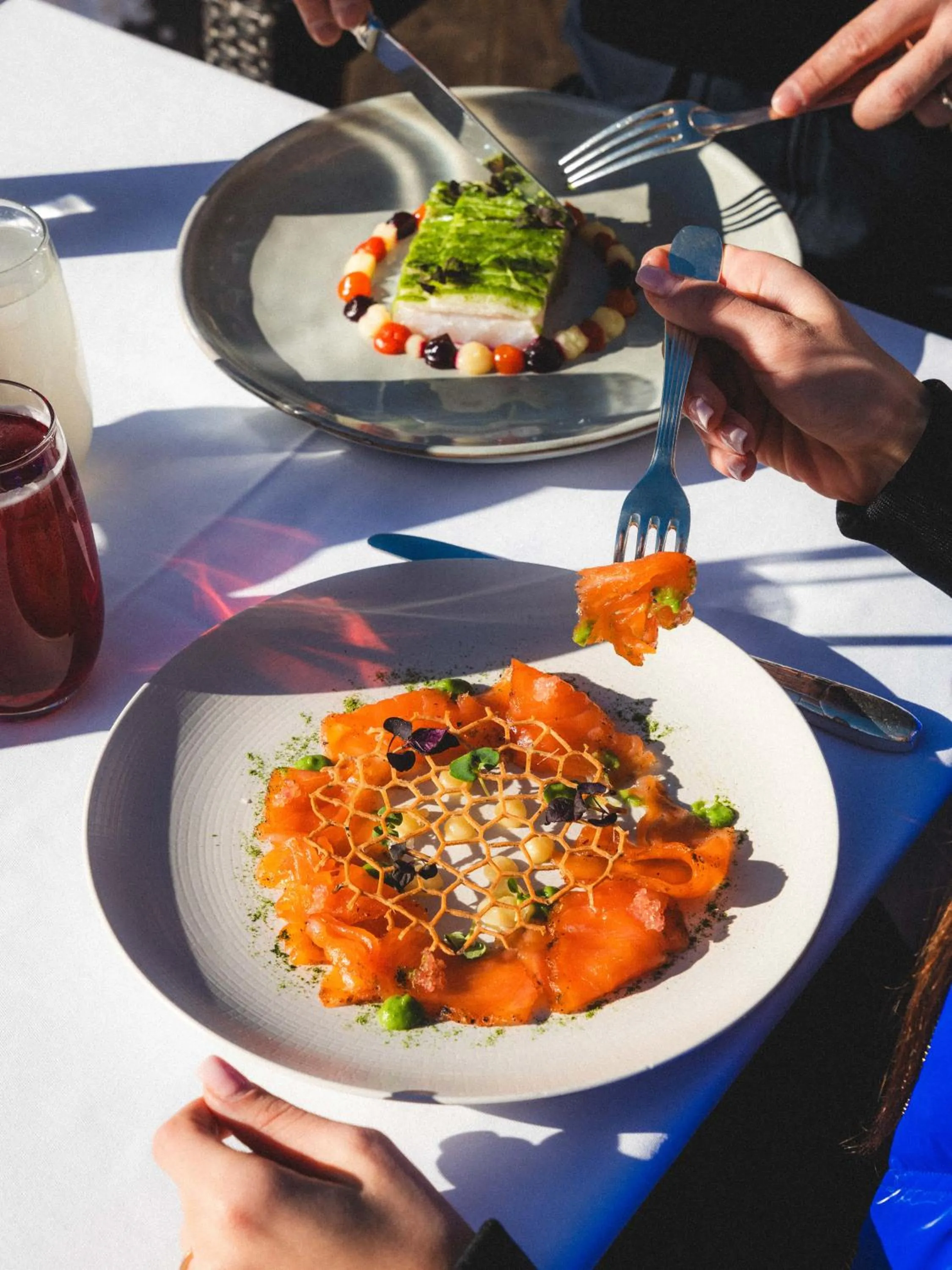 Patio in Hotel Carlina