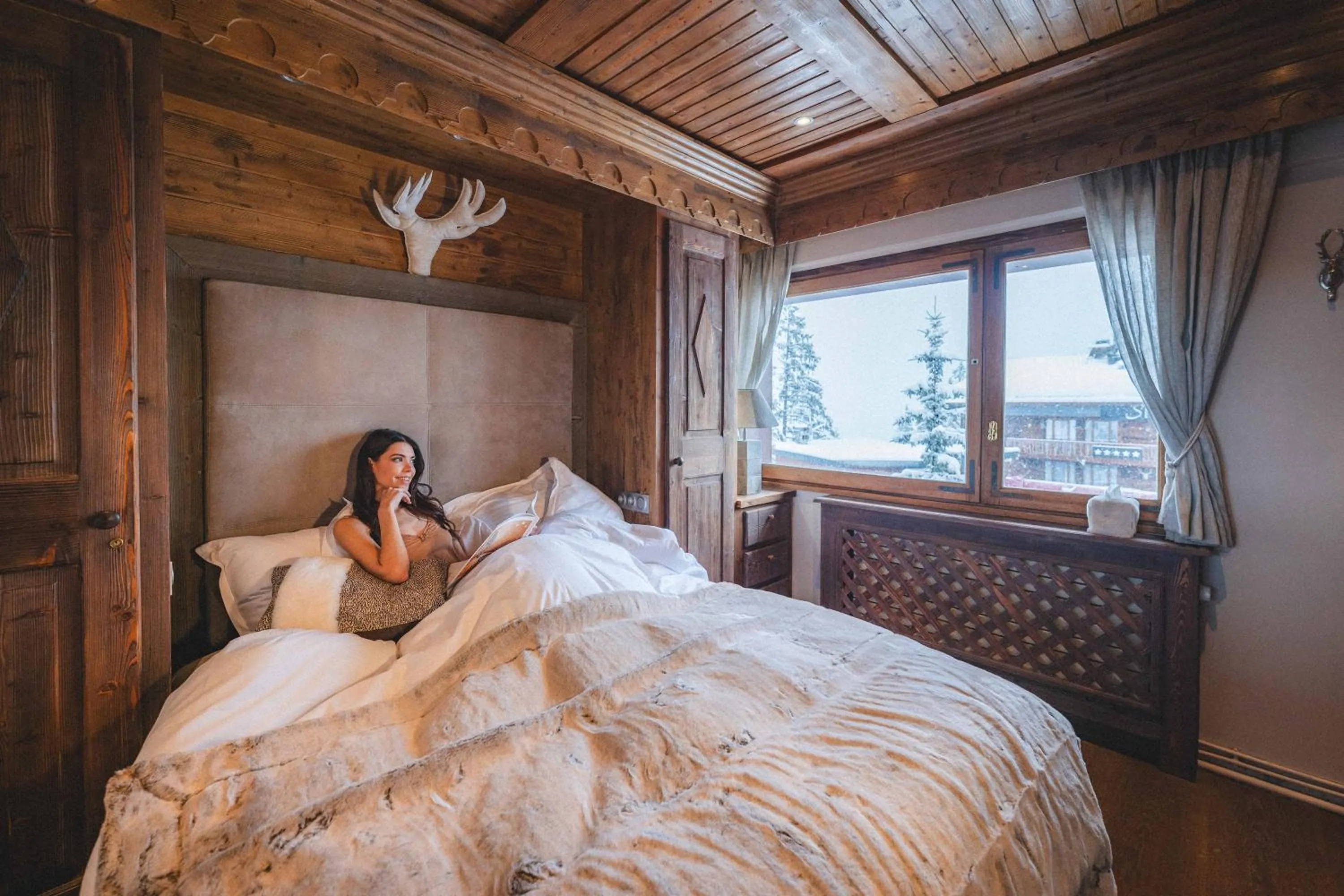 Bedroom, Bed in Hotel Carlina