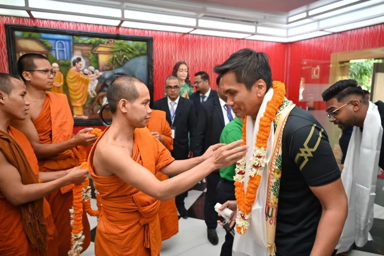 group of guests in The Buddha Resort