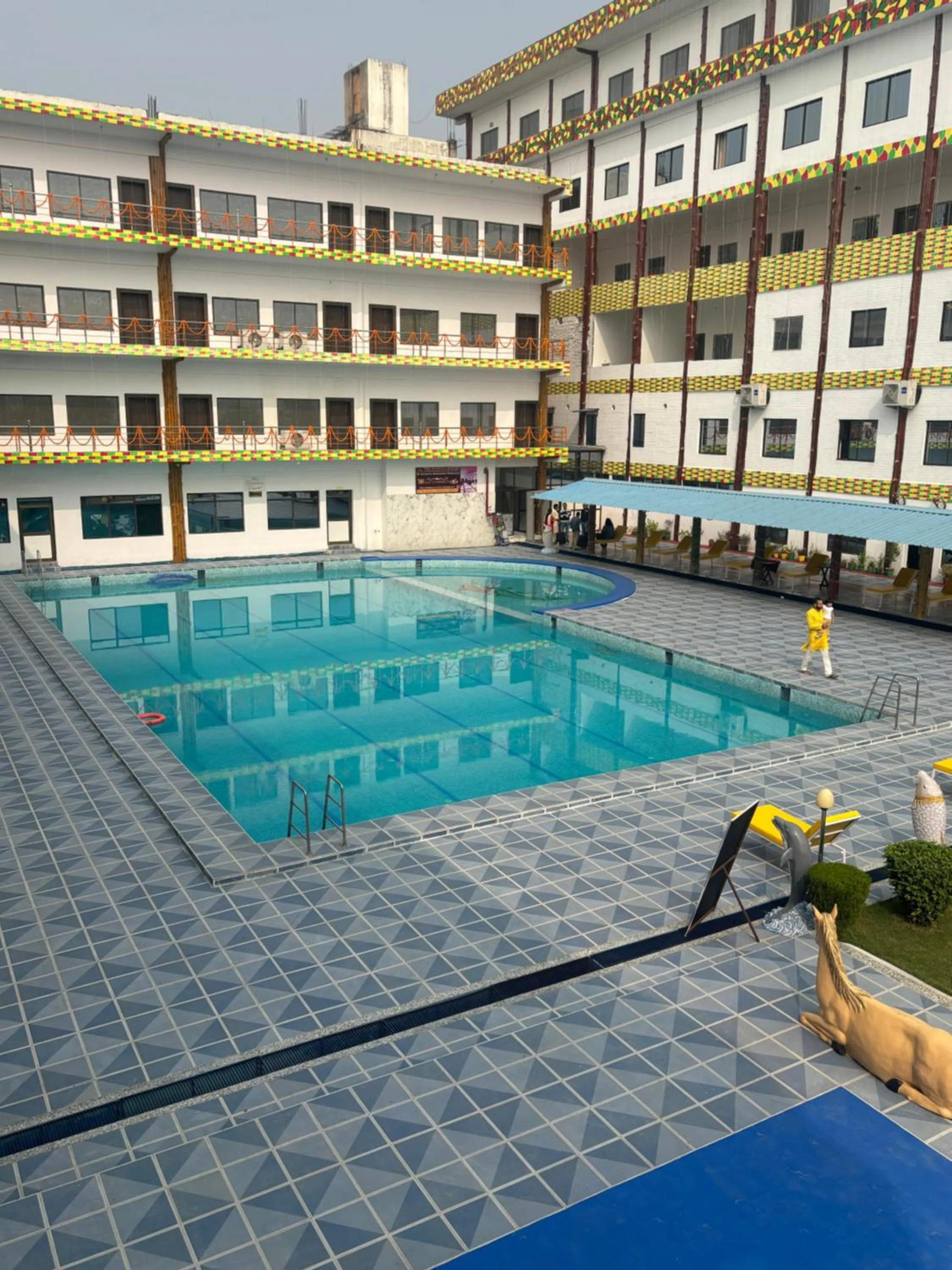 Pool view in The Buddha Resort