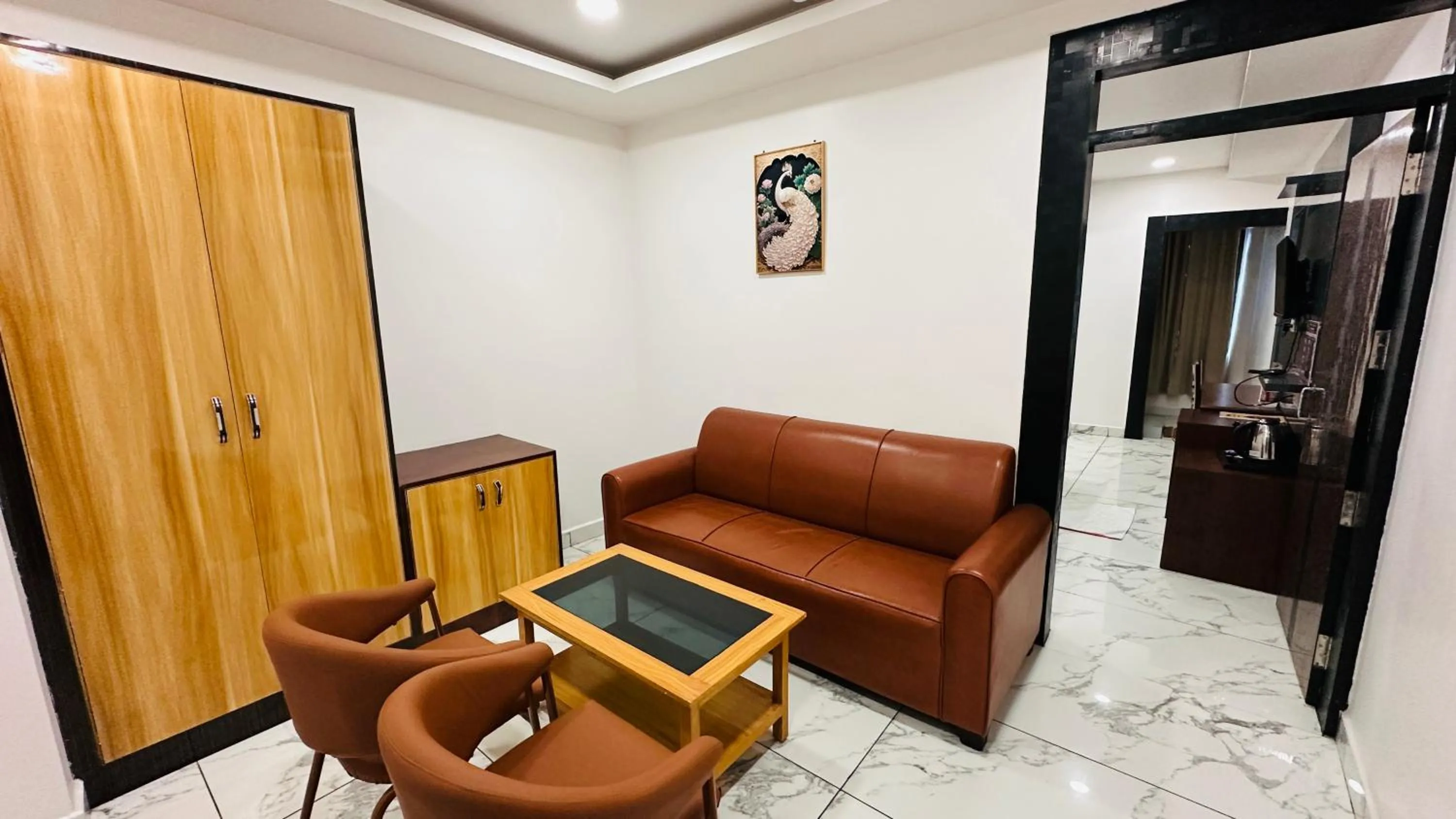 Seating area in The Buddha Resort