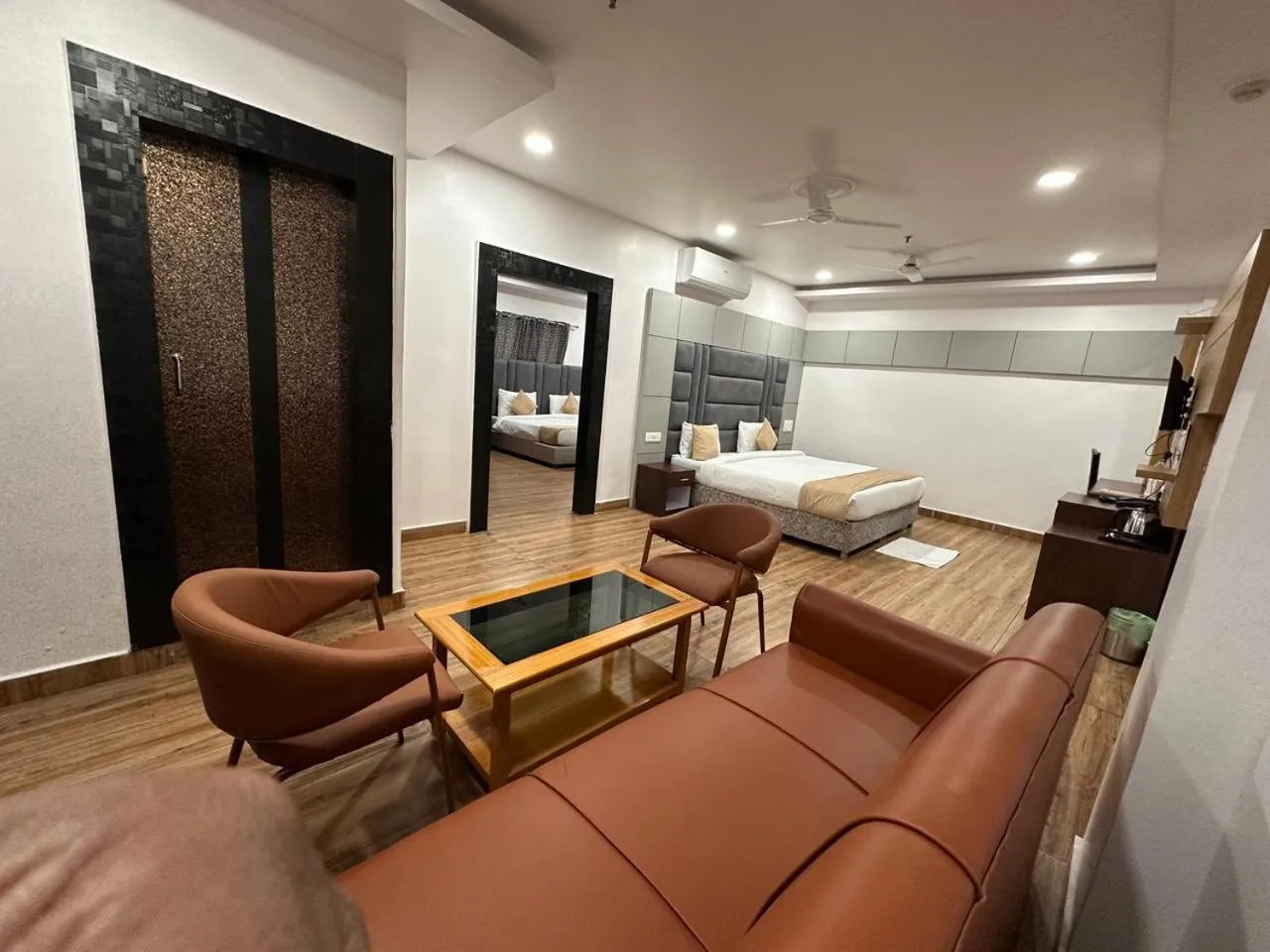 Living room, Bed in The Buddha Resort