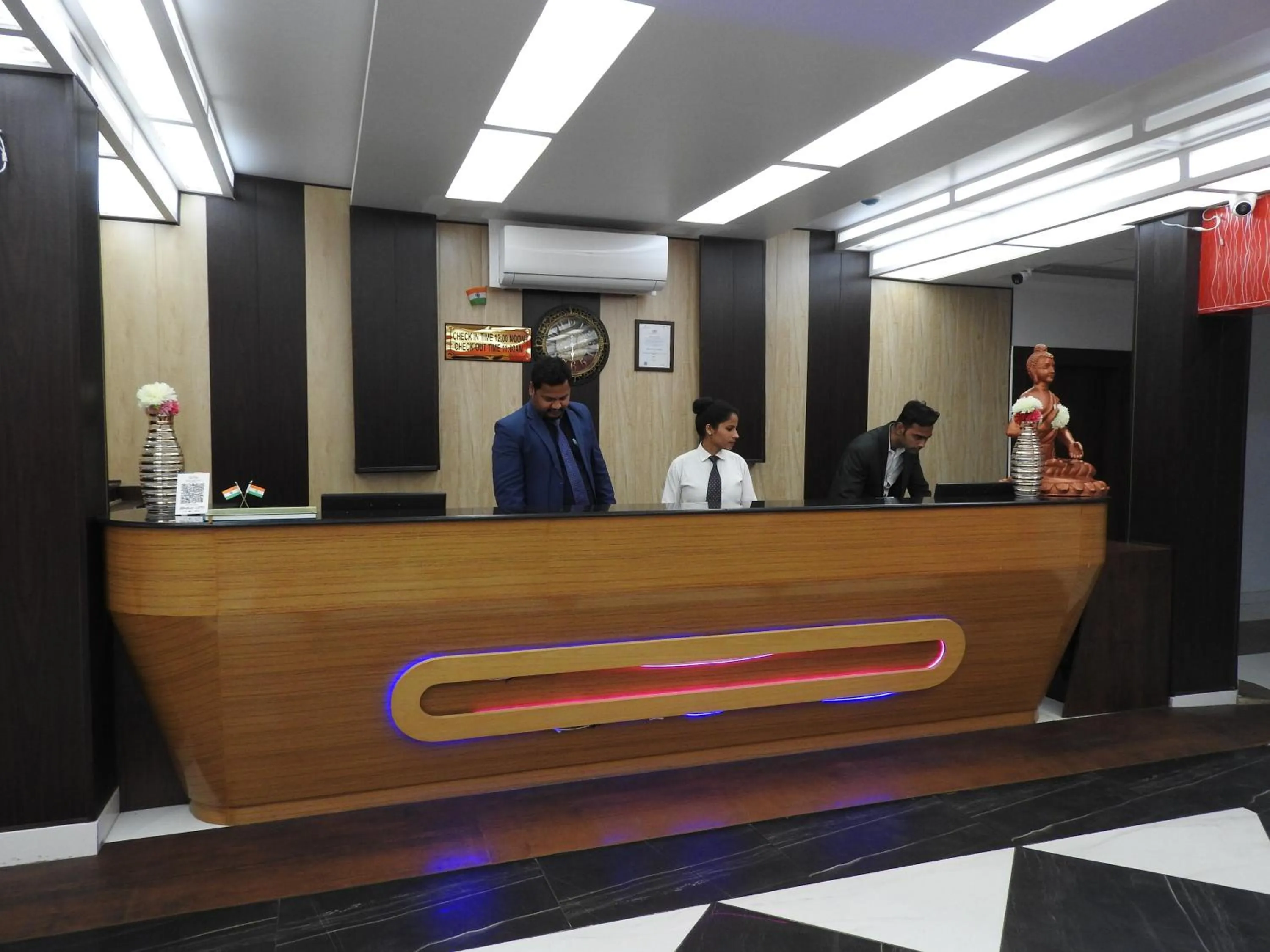 Lobby or reception in The Buddha Resort