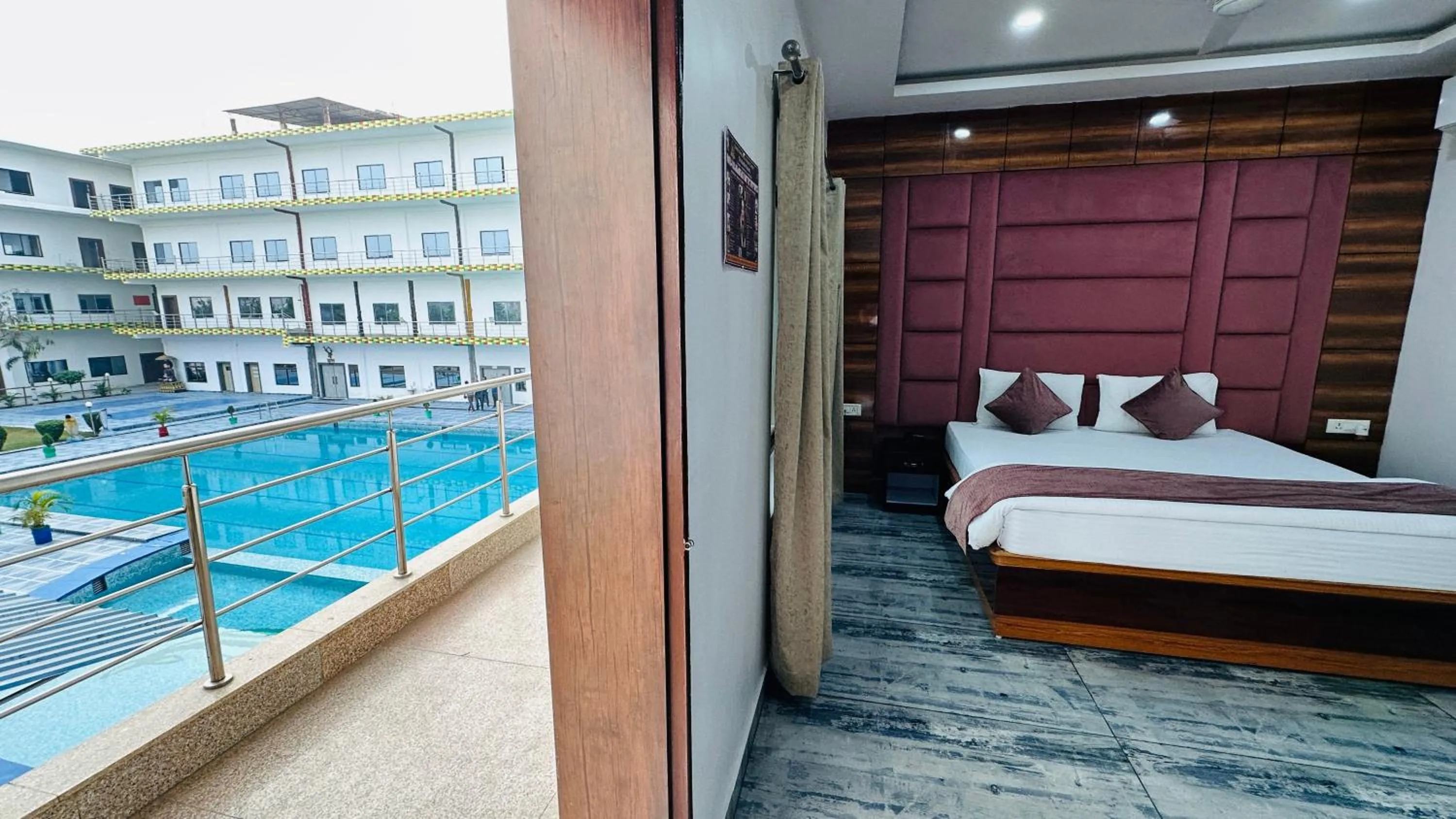 View (from property/room), Bed in The Buddha Resort