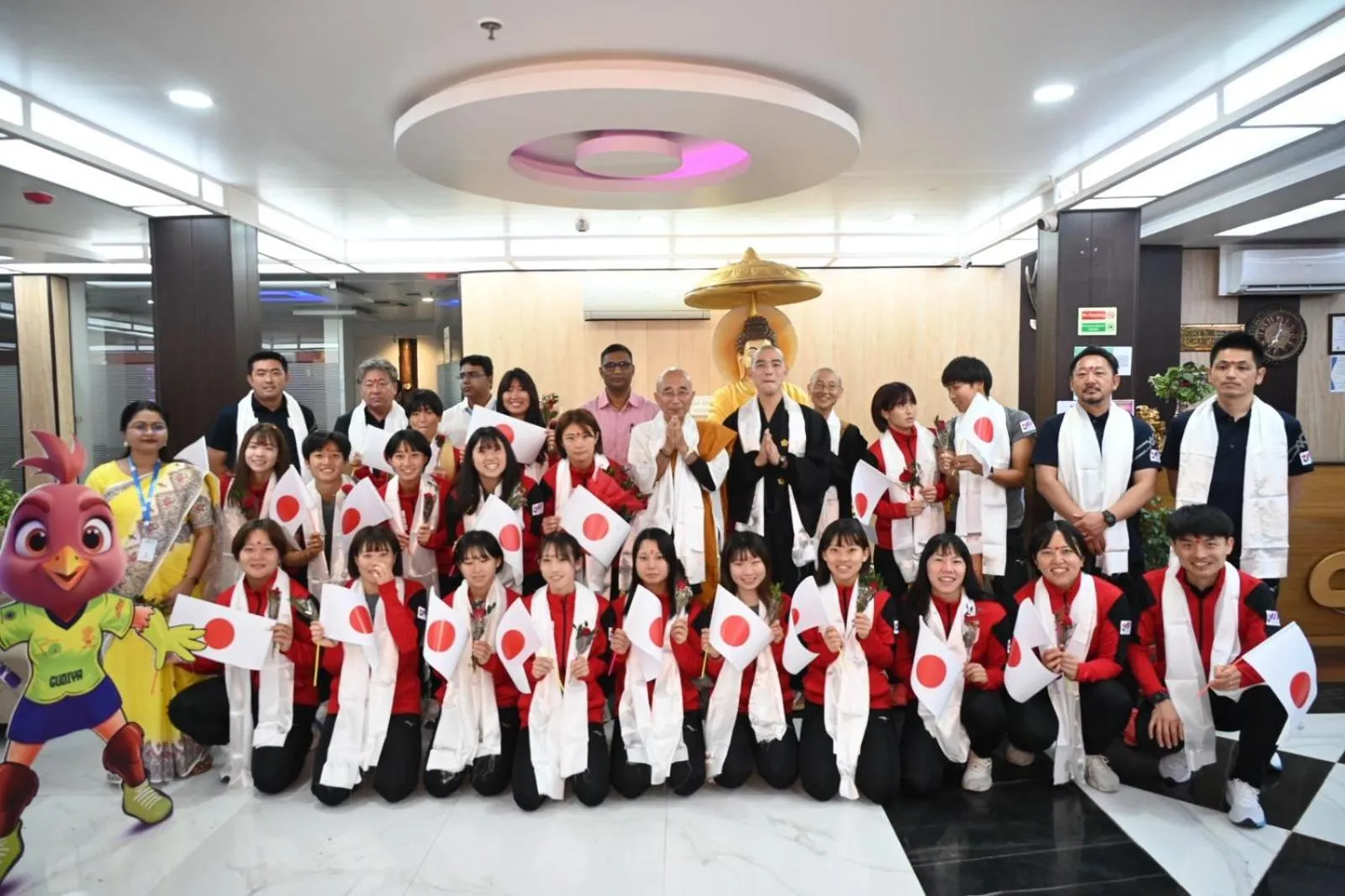 group of guests in The Buddha Resort