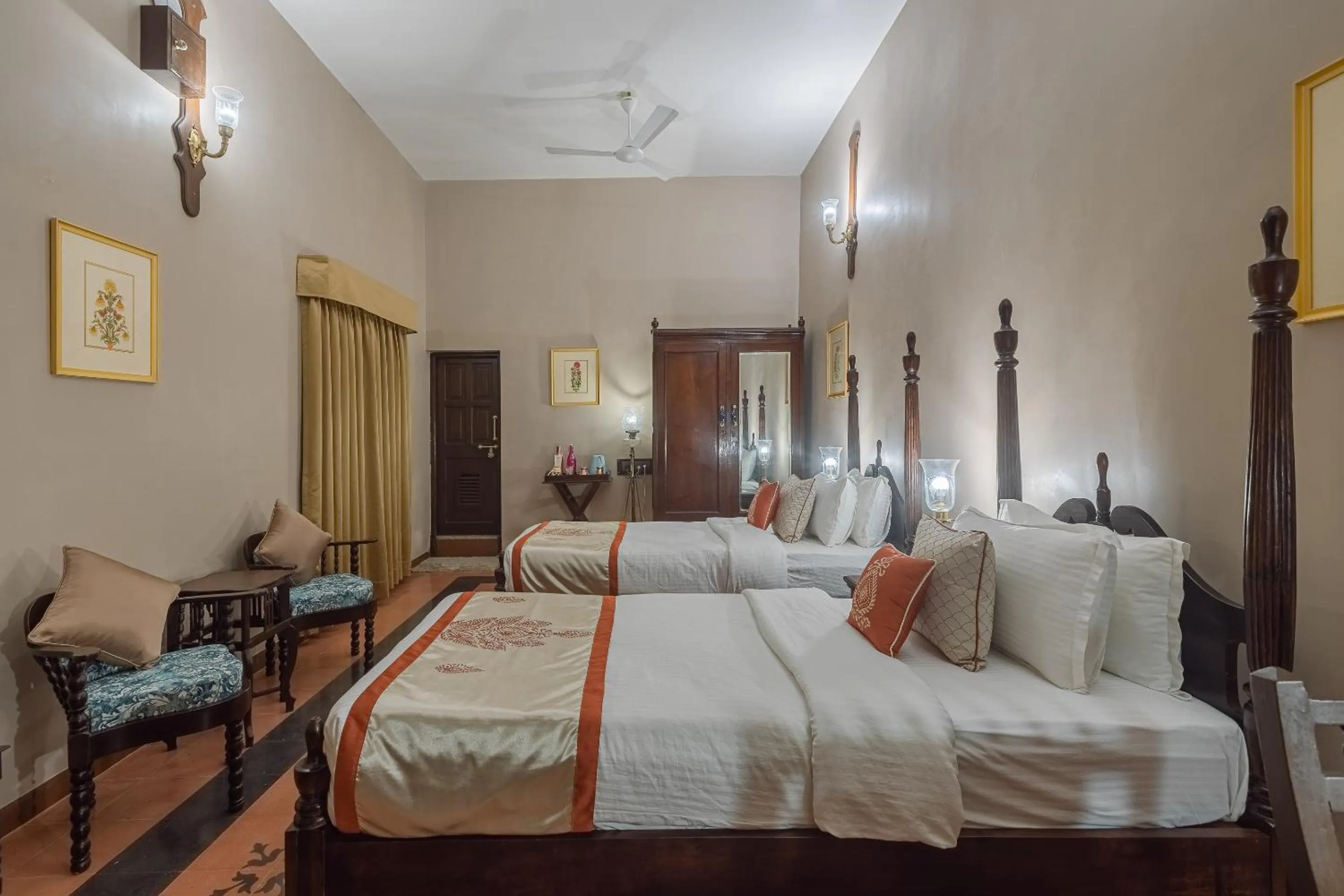 Photo of the whole room, Bed in Tree of Life Darbargadh Dared