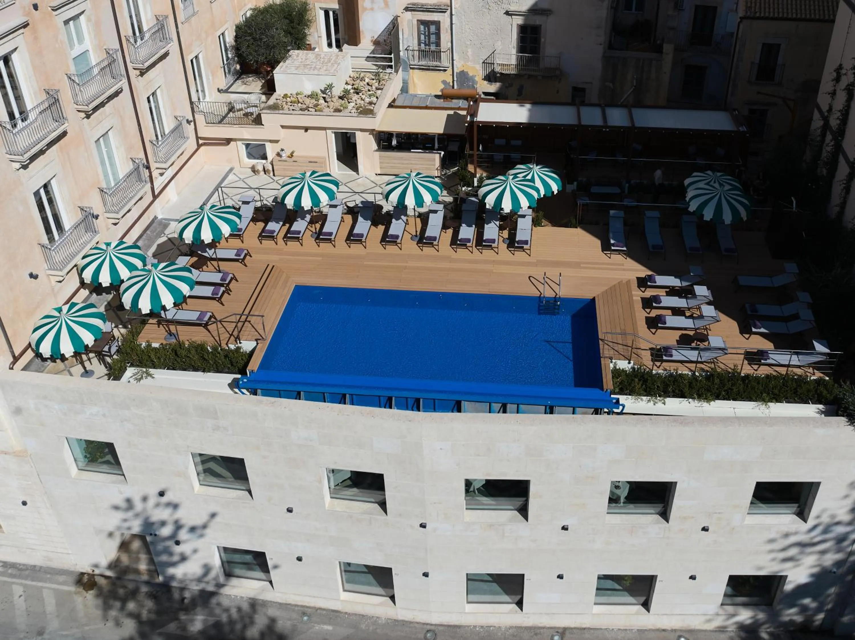 Pool view in Grand Hotel Des Etrangers- The Leading Hotels of the World
