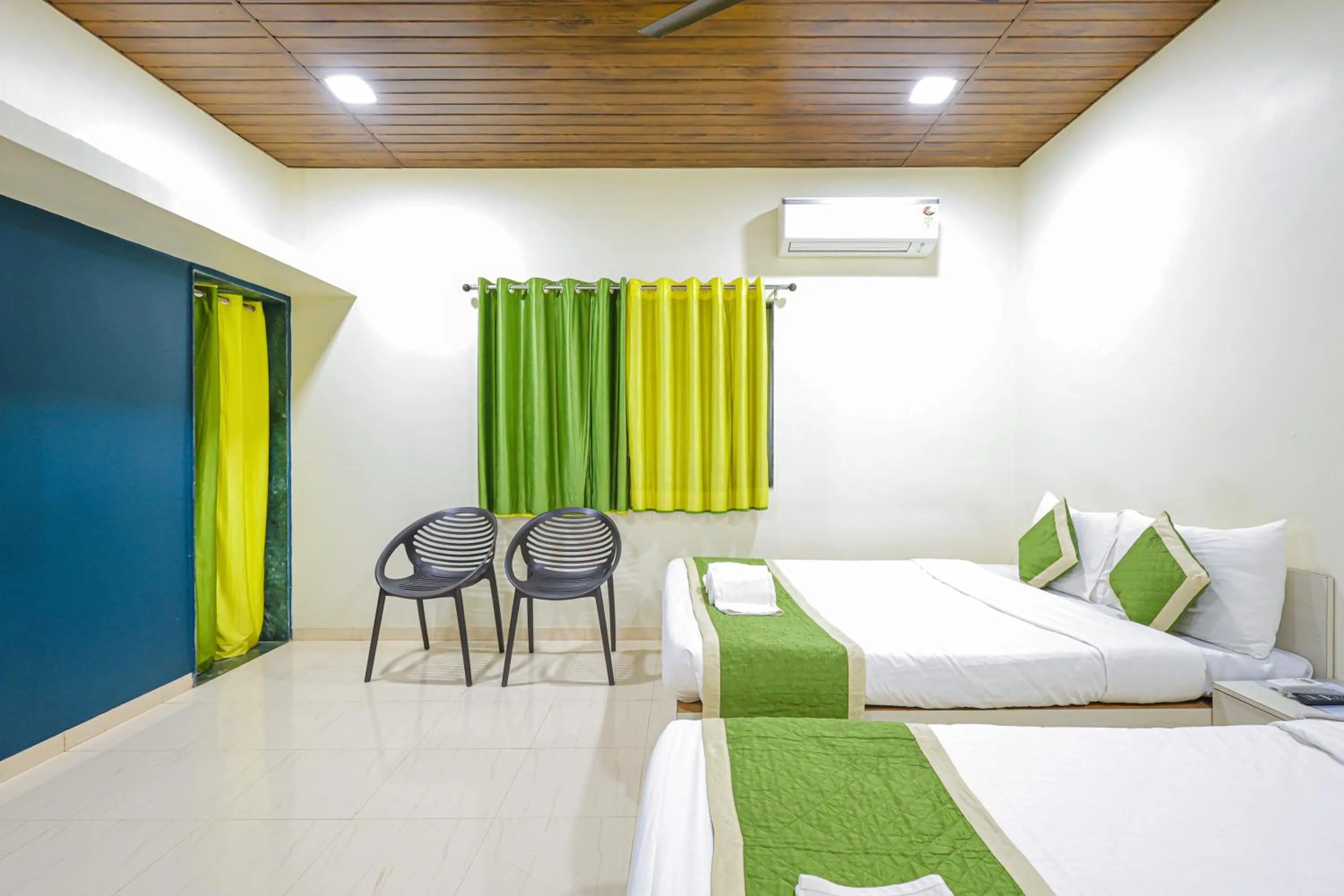 Bed in Kokanwadi Resort