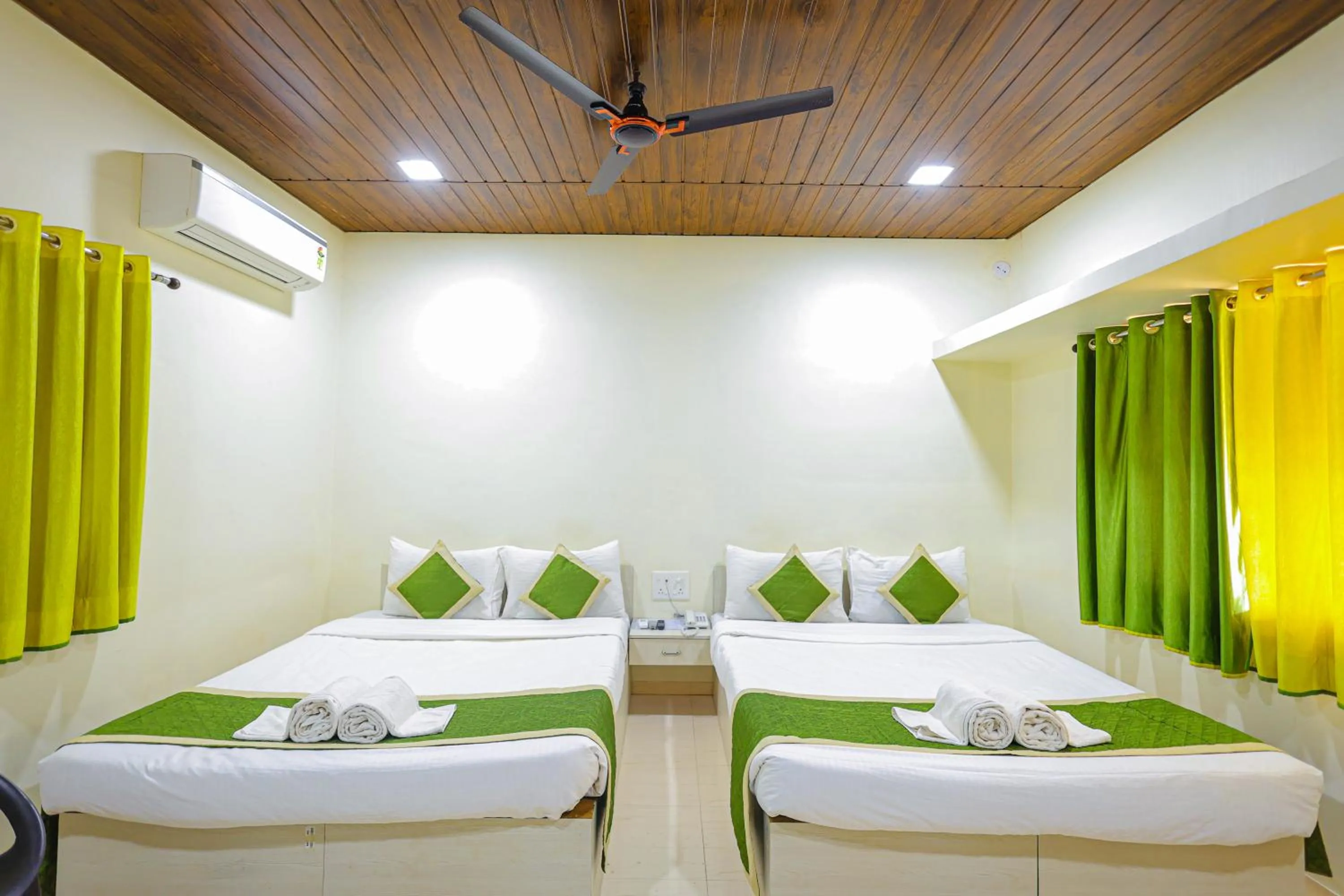Bed in Kokanwadi Resort