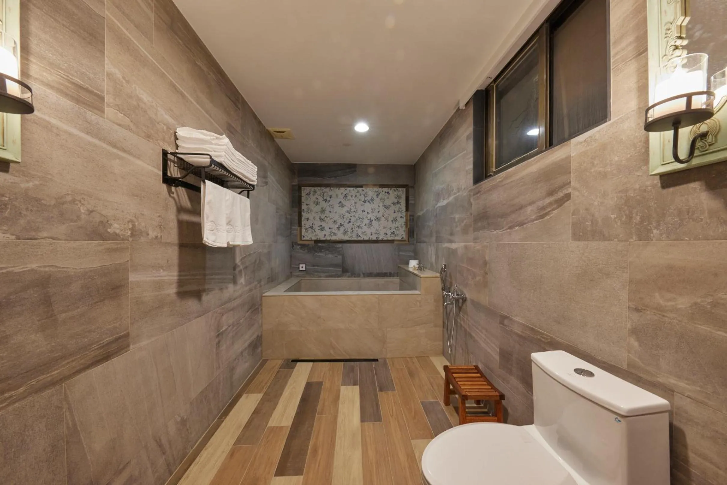 Bathroom in Kyokusui Hotspring Hotel