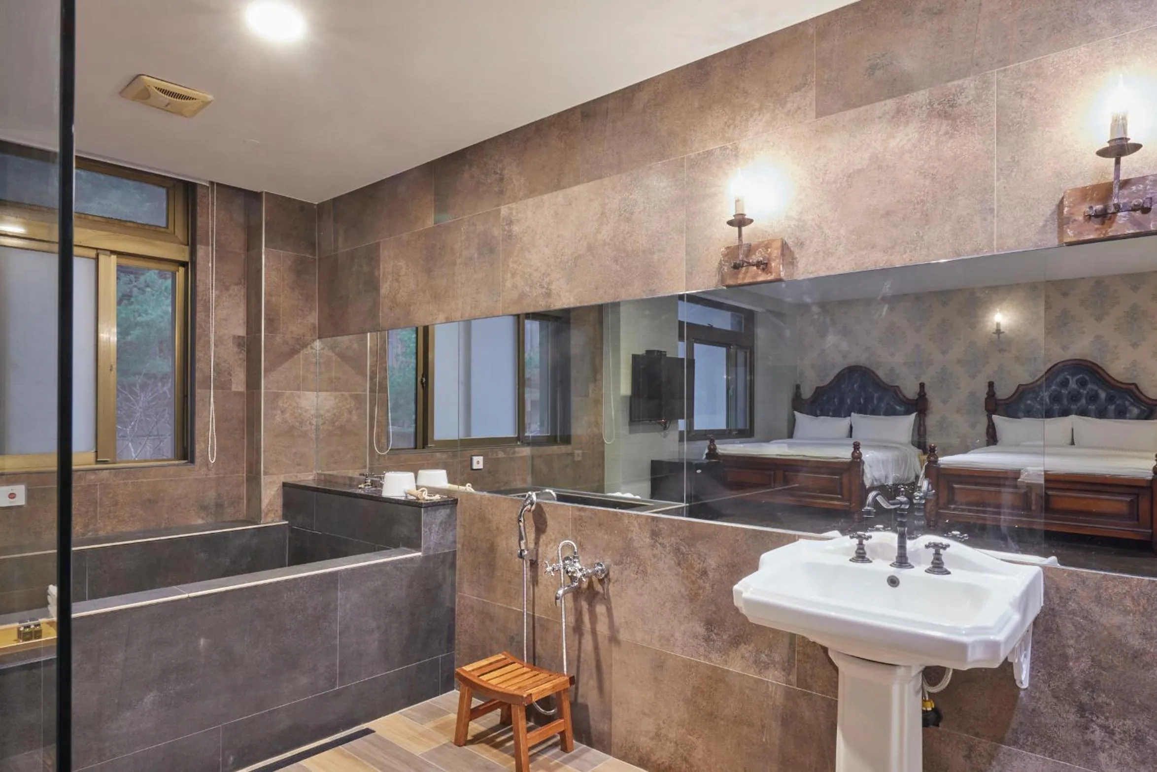 Bathroom in Kyokusui Hotspring Hotel