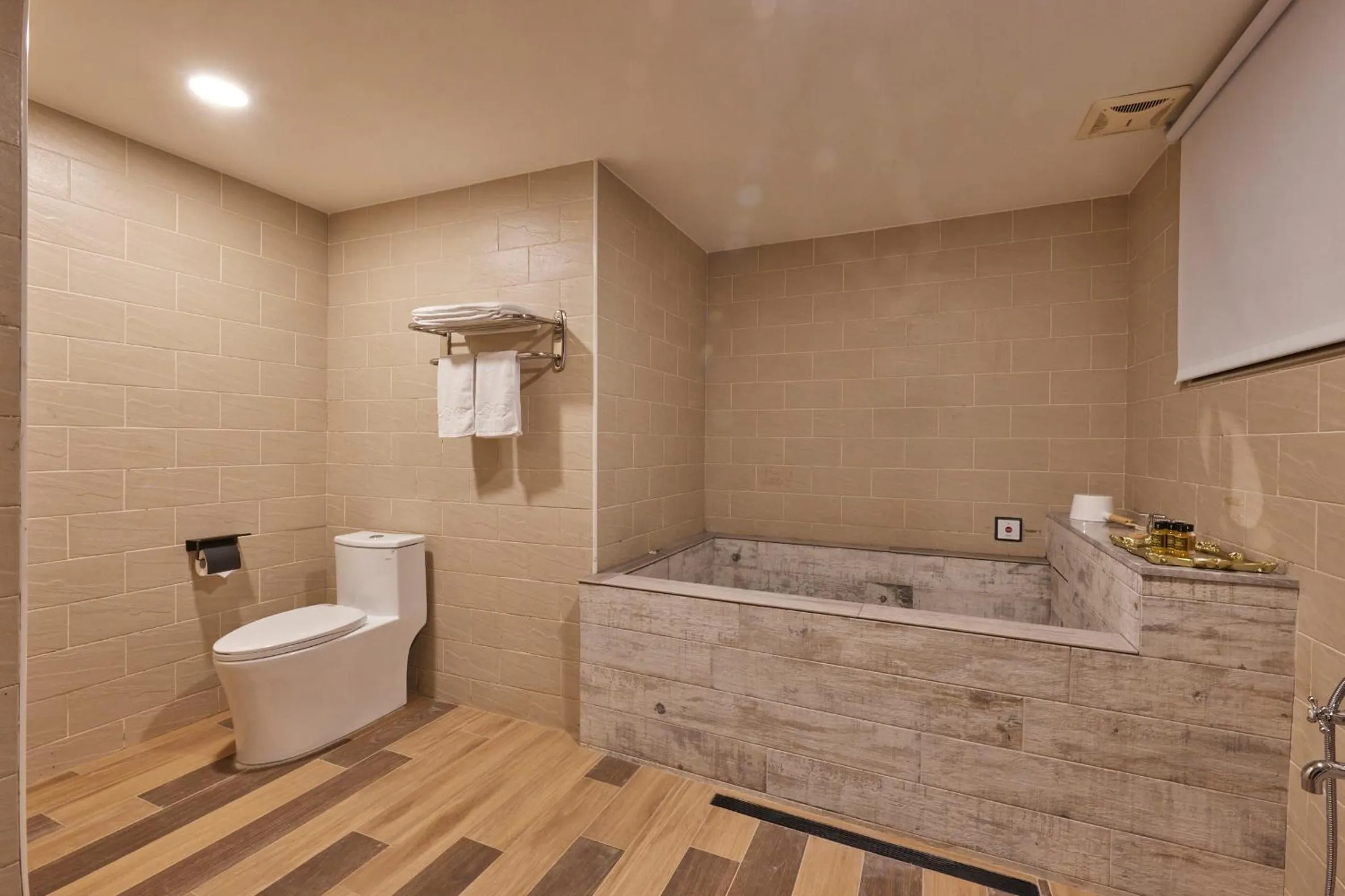 Bathroom in Kyokusui Hotspring Hotel