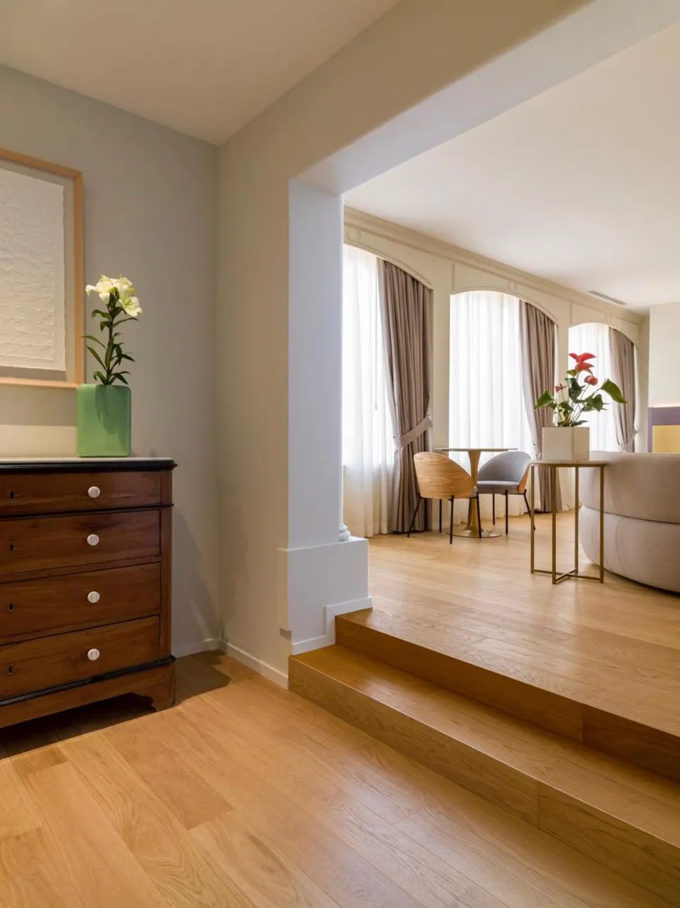 Seating area in UNA Hotels One Catania