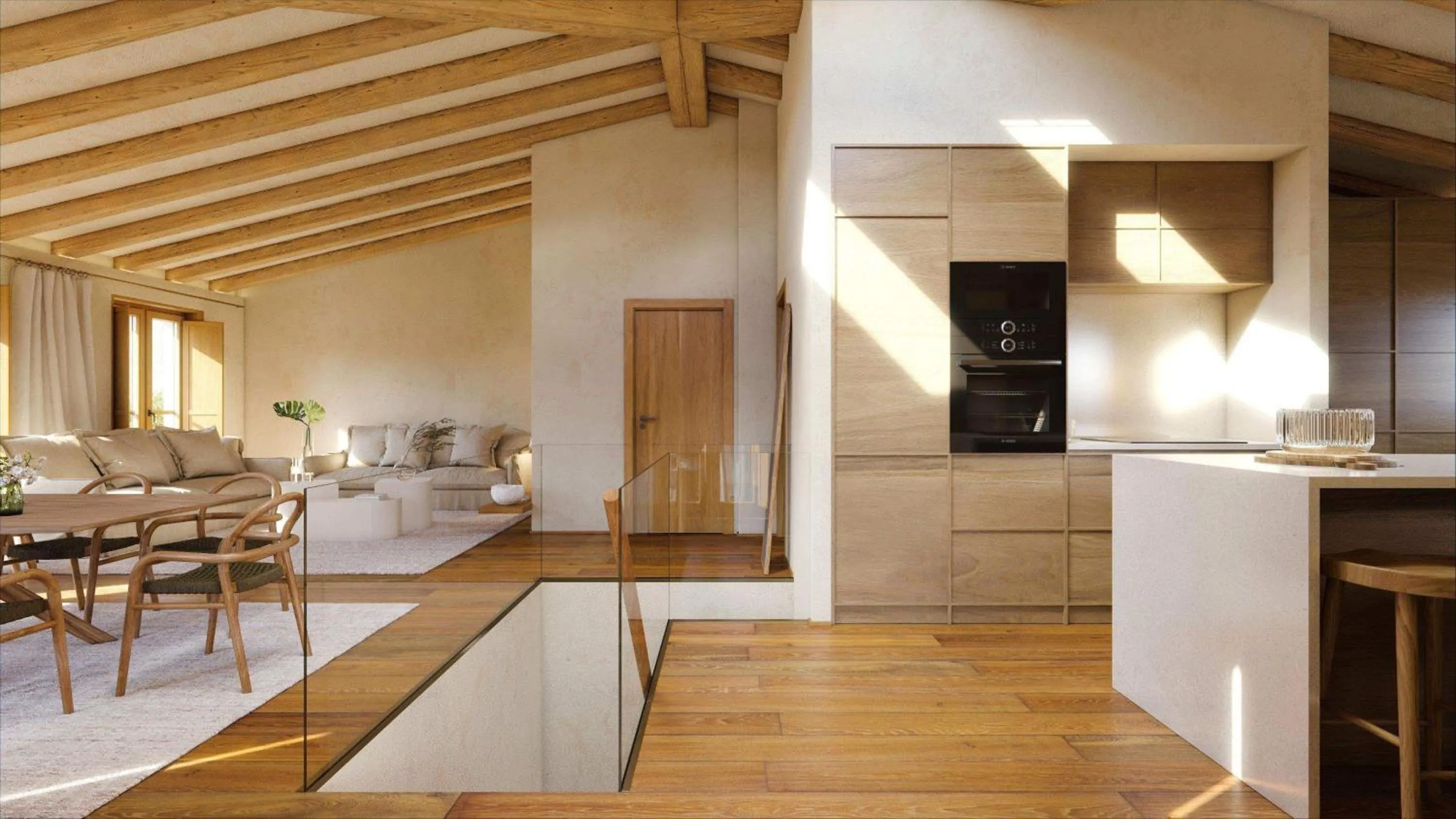 Living room in La Gallega by Upper Luxury Housing