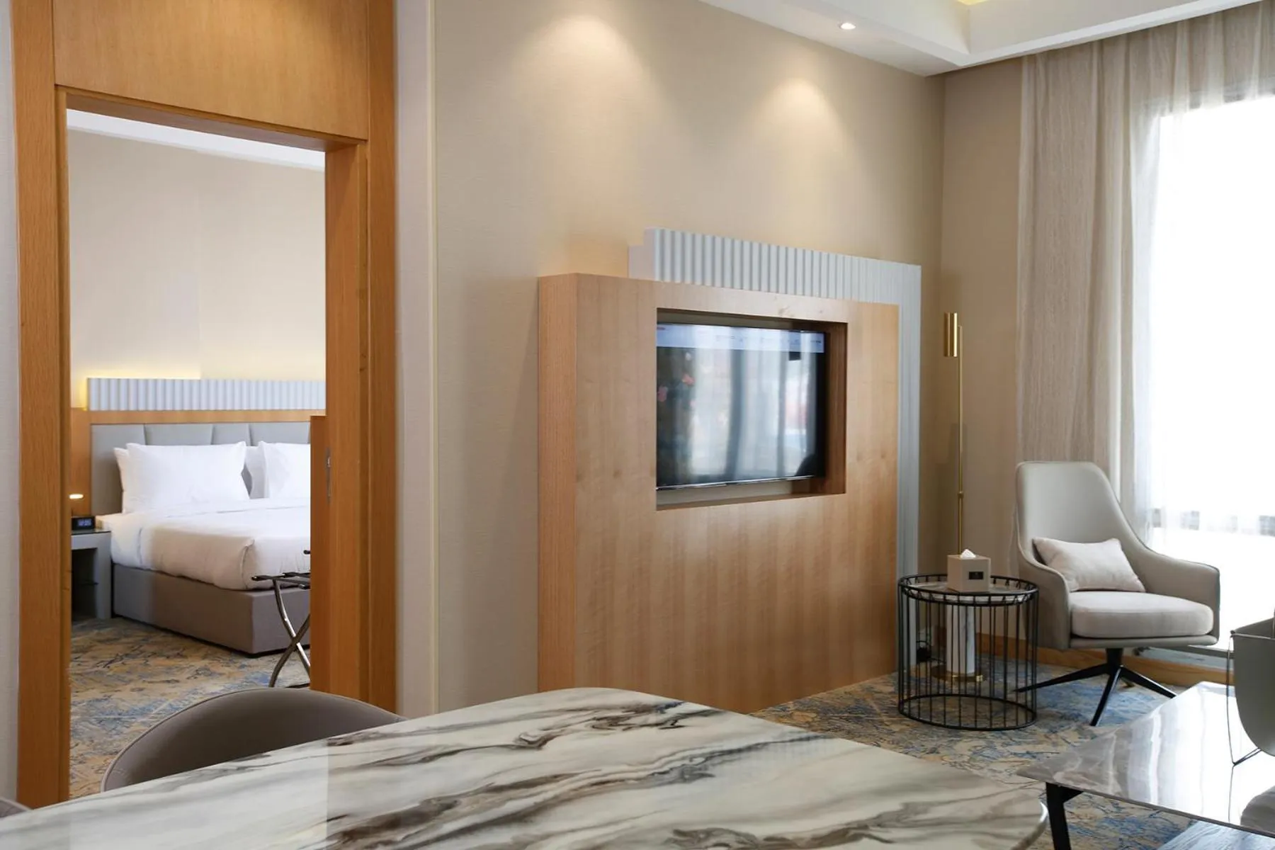 Photo of the whole room, Bed in Grand Plaza Hotel - Jazan