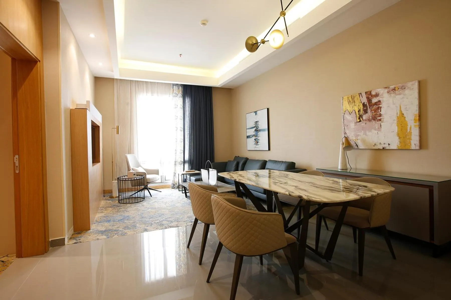 Seating area in Grand Plaza Hotel - Jazan