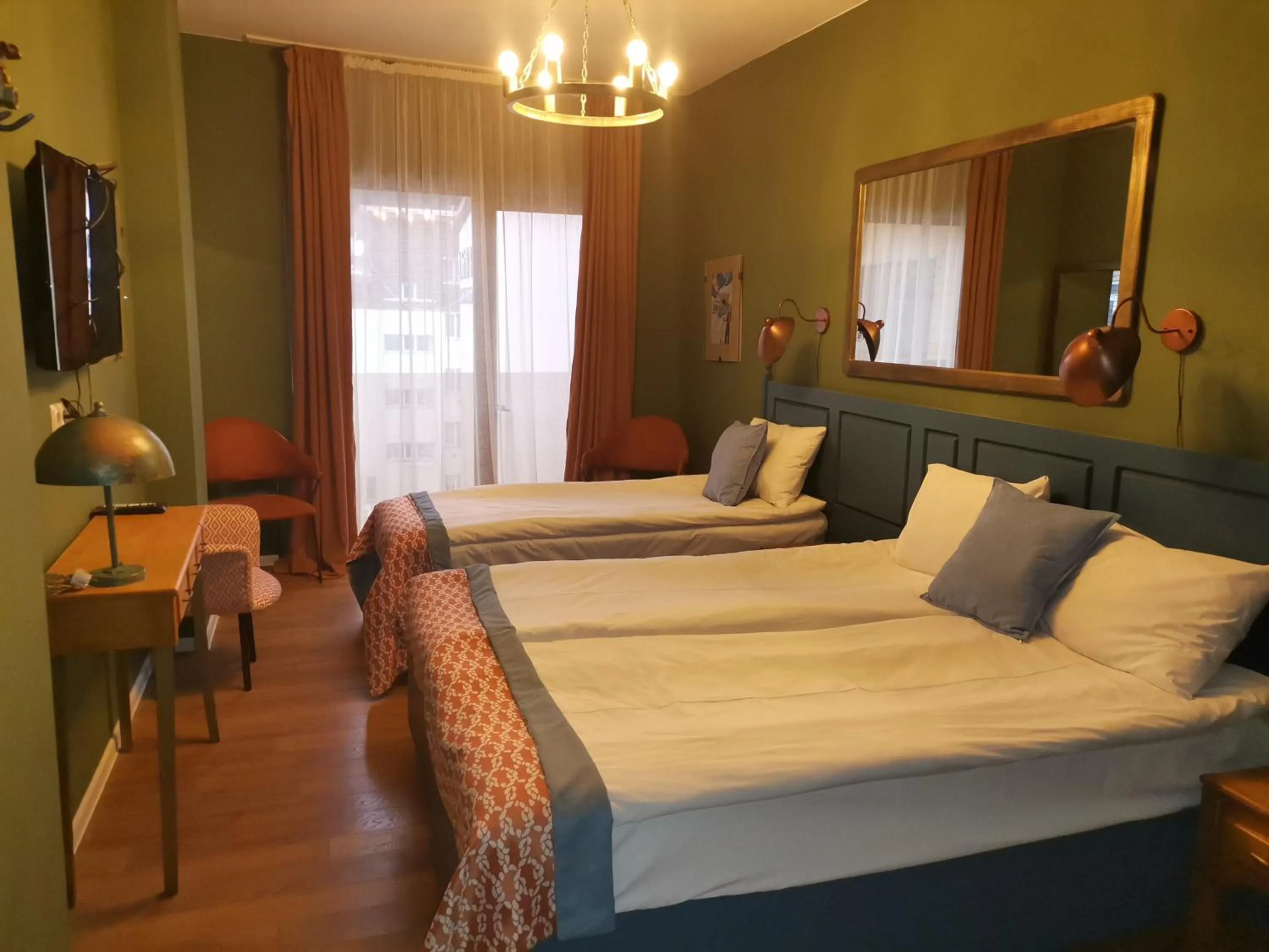 Bed in Raimond Palace Hotel