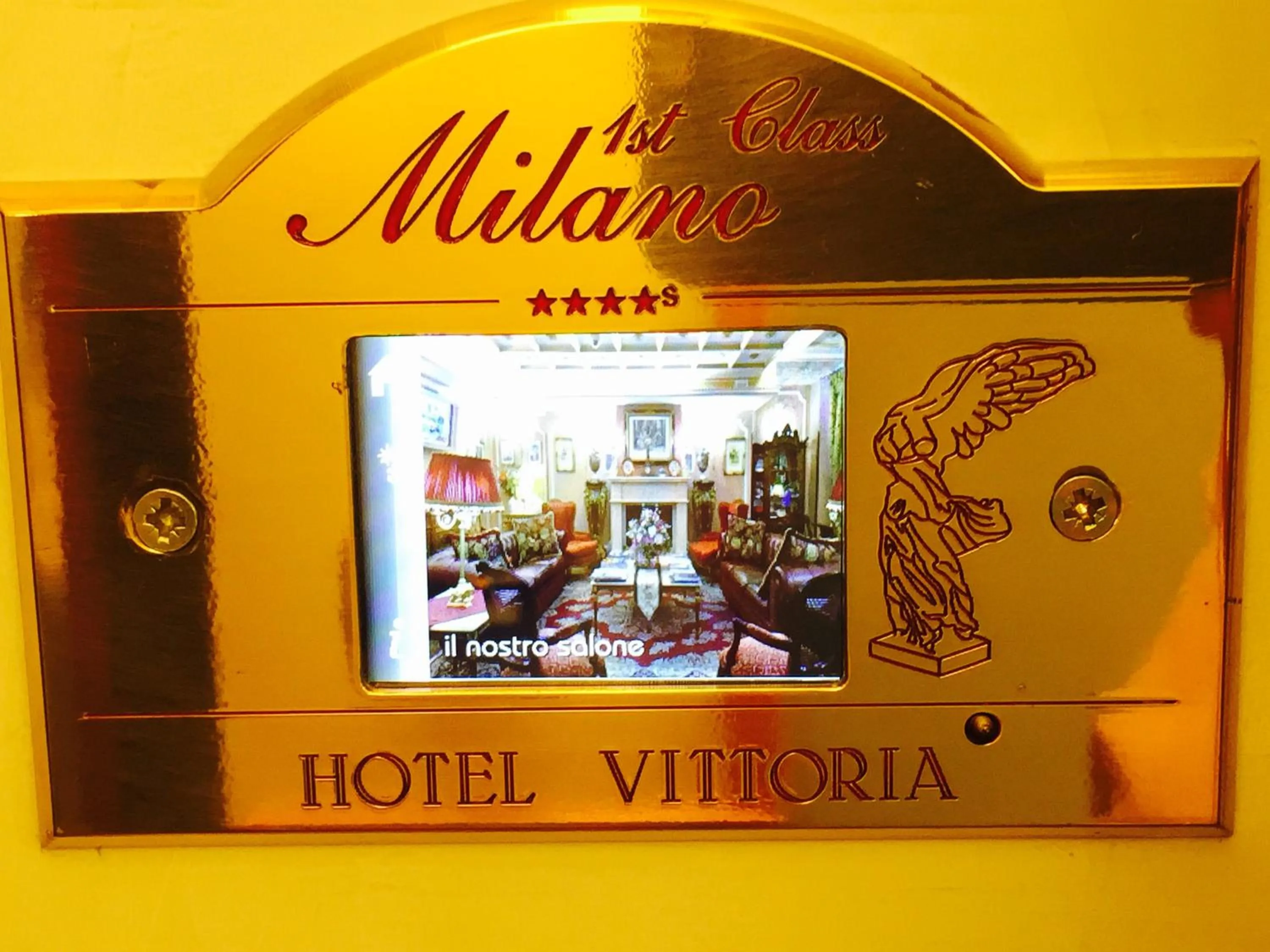 Property logo or sign in Hotel Vittoria