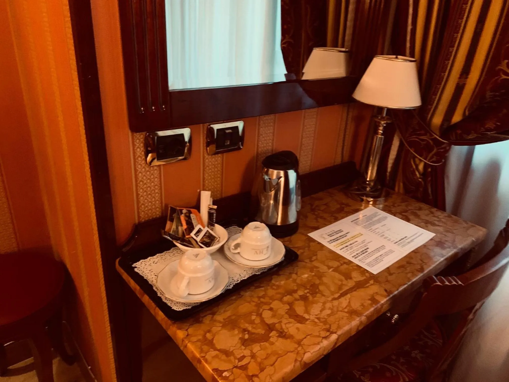 Coffee/tea facilities in Hotel Vittoria