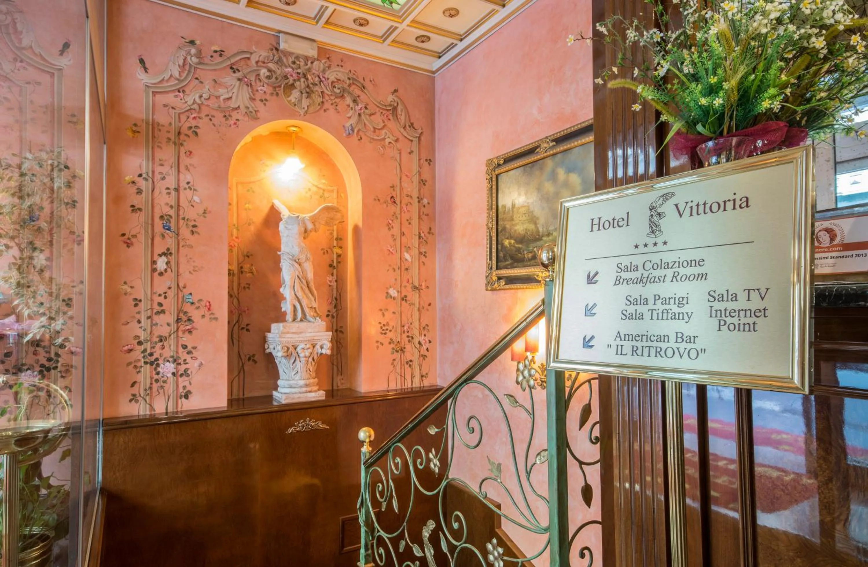 Property logo or sign in Hotel Vittoria