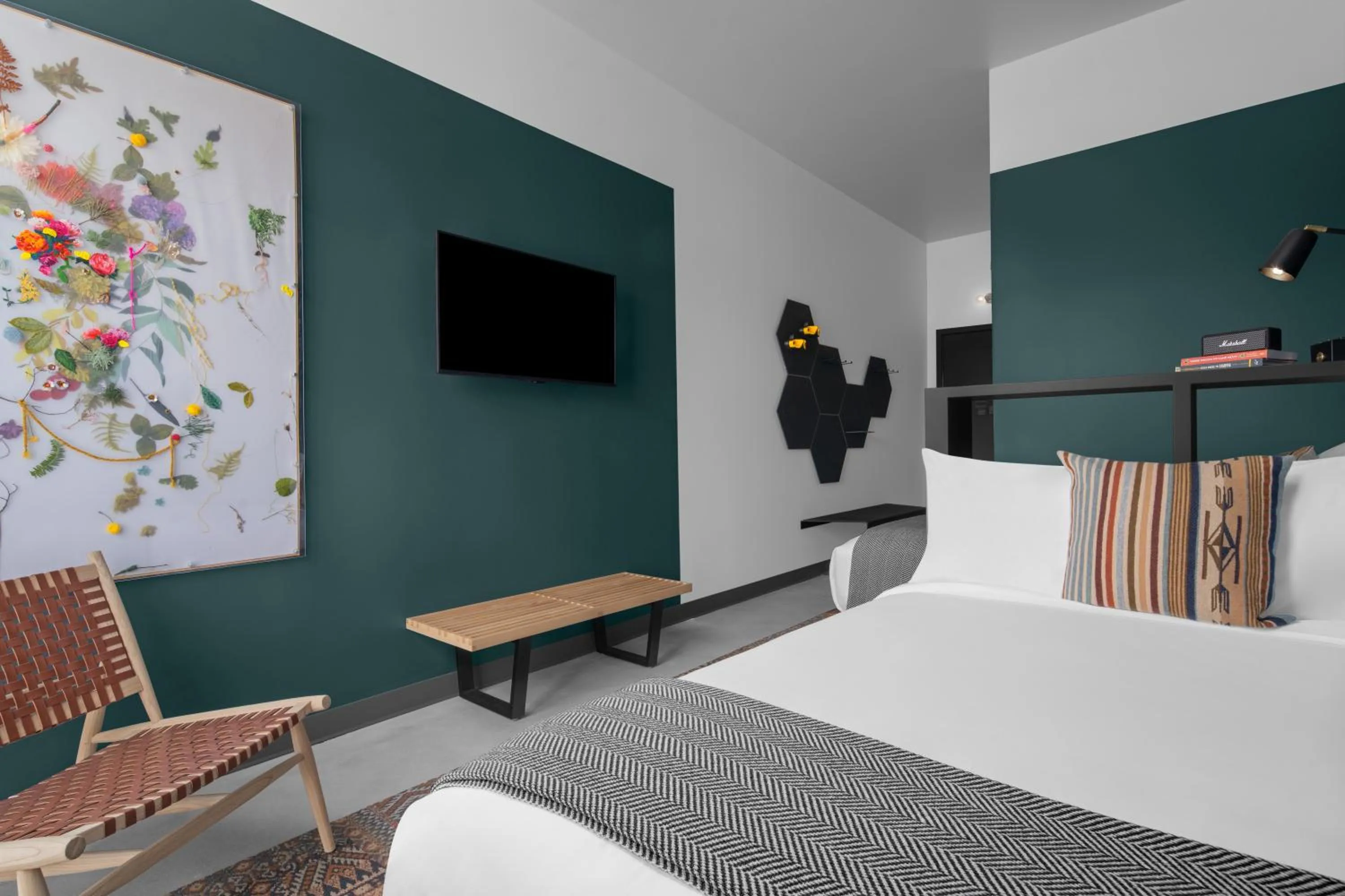 Bed in evo Hotel Salt Lake City