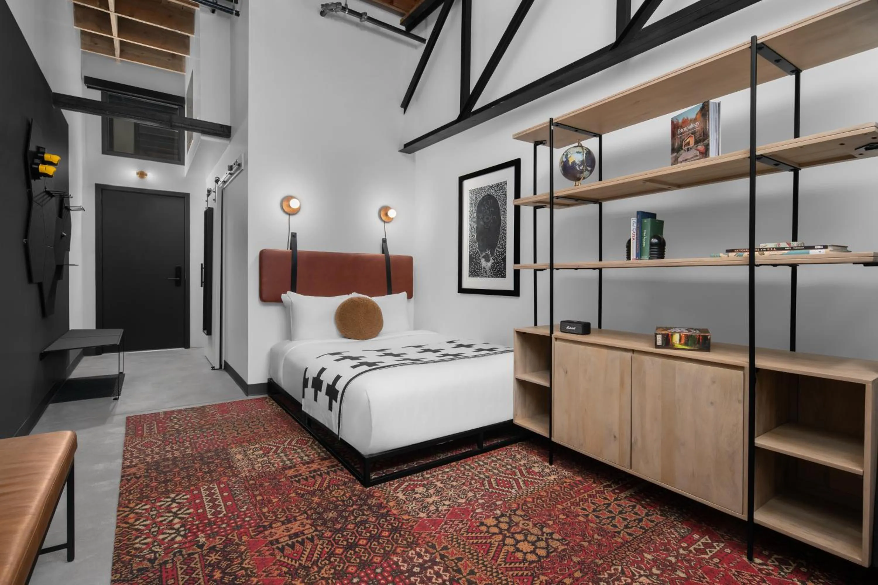 Bed in evo Hotel Salt Lake City