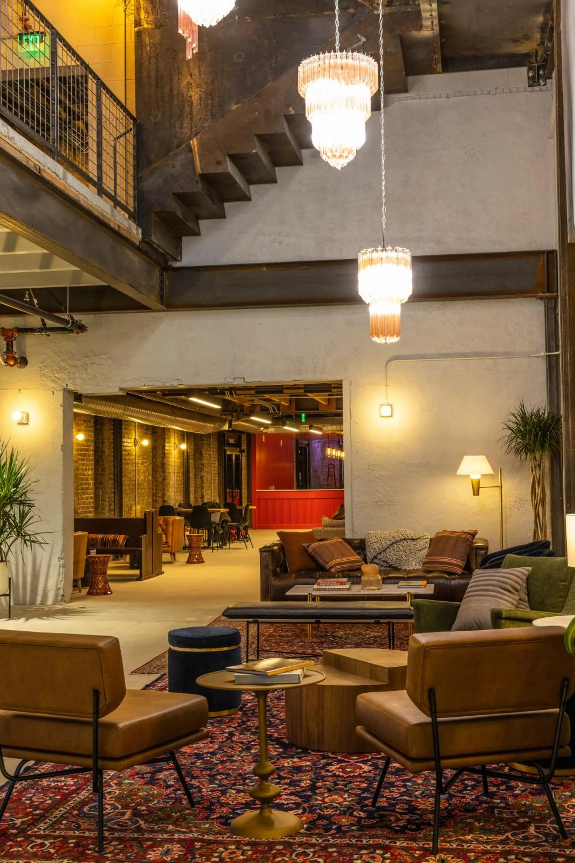 Lobby or reception in evo Hotel Salt Lake City