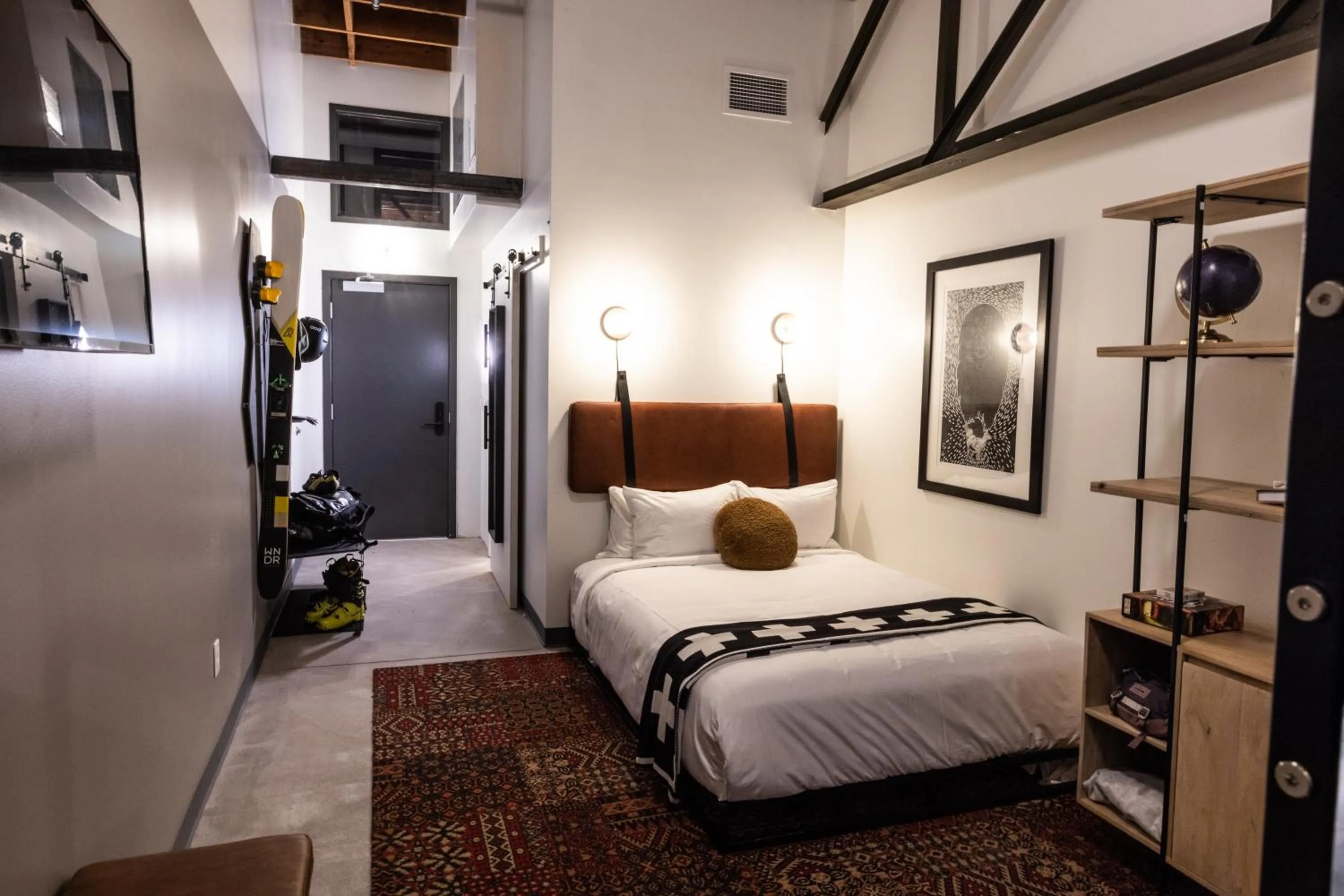 Bed in evo Hotel Salt Lake City