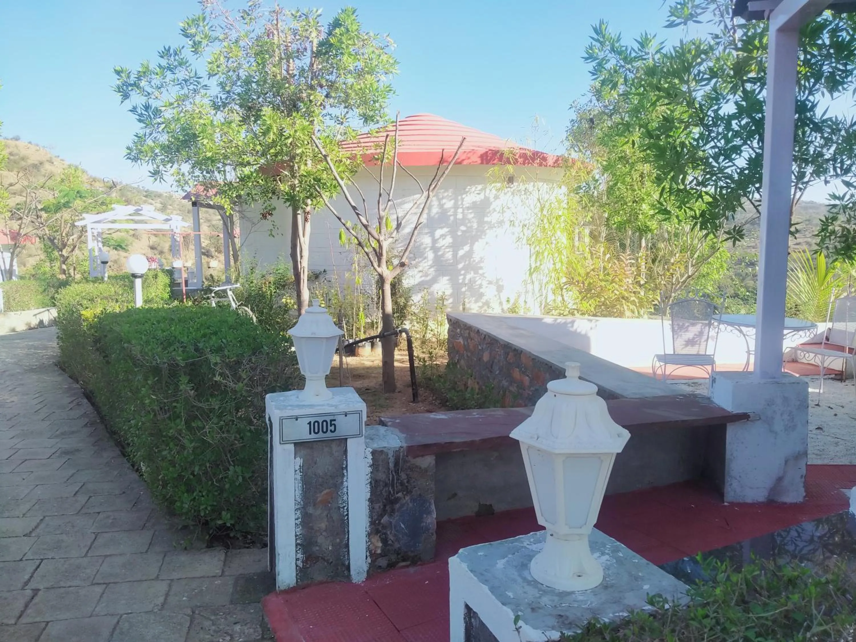 Patio in The HighGarden Resort