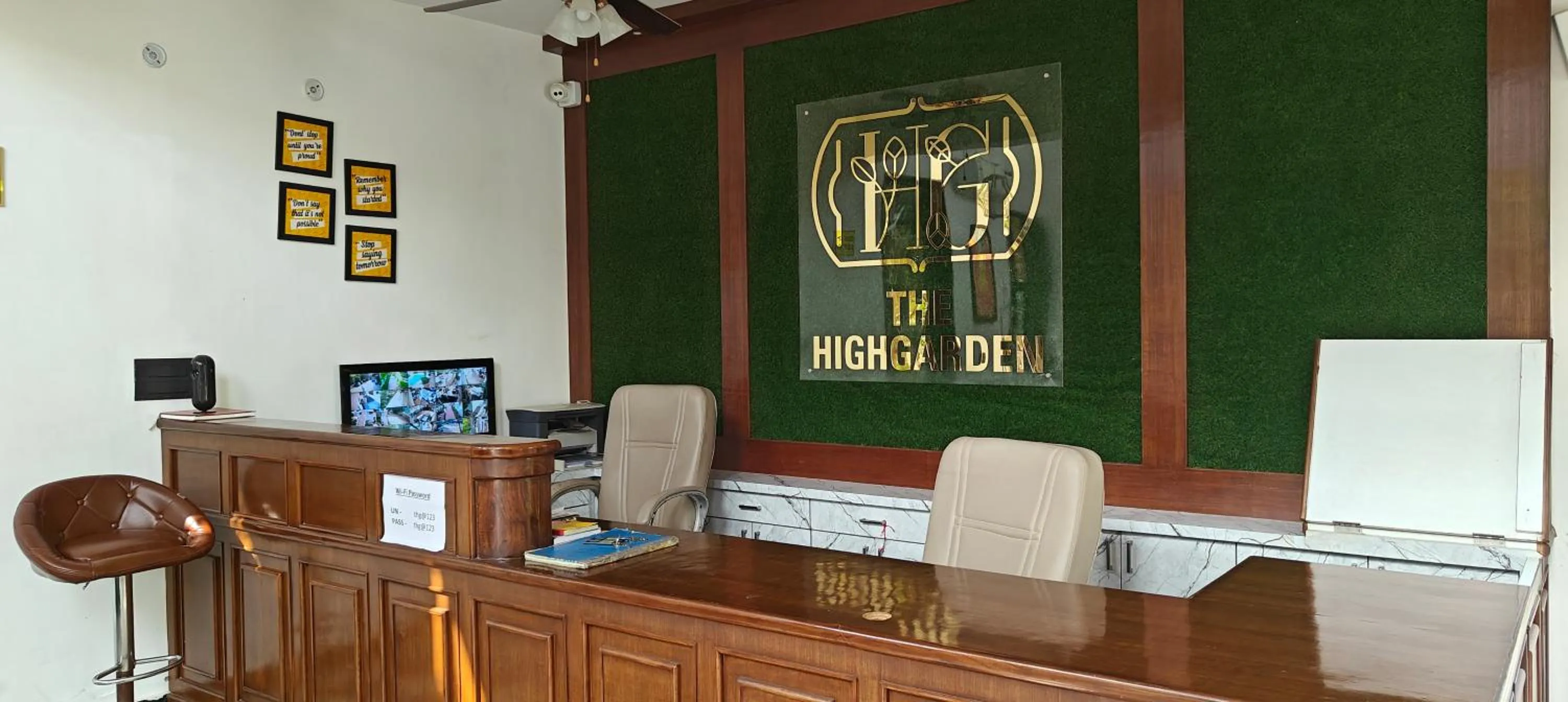 Lobby or reception in The HighGarden Resort