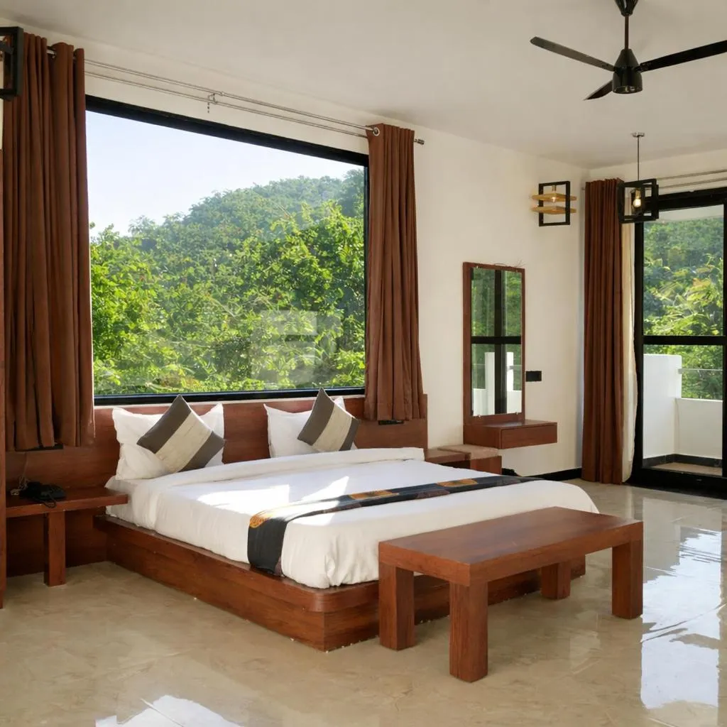 Bed in The HighGarden Resort