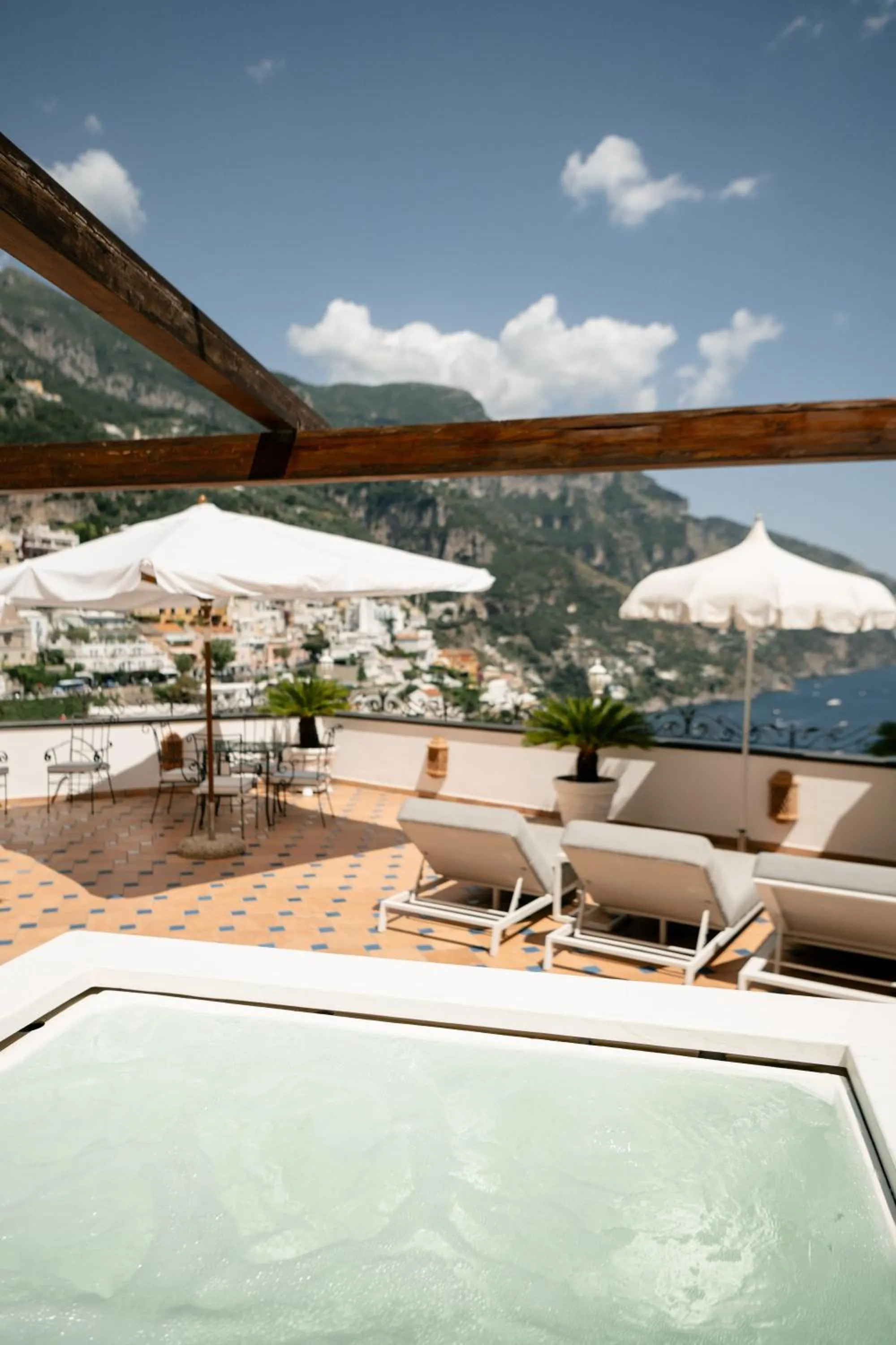 Patio in Hotel Conca d'Oro