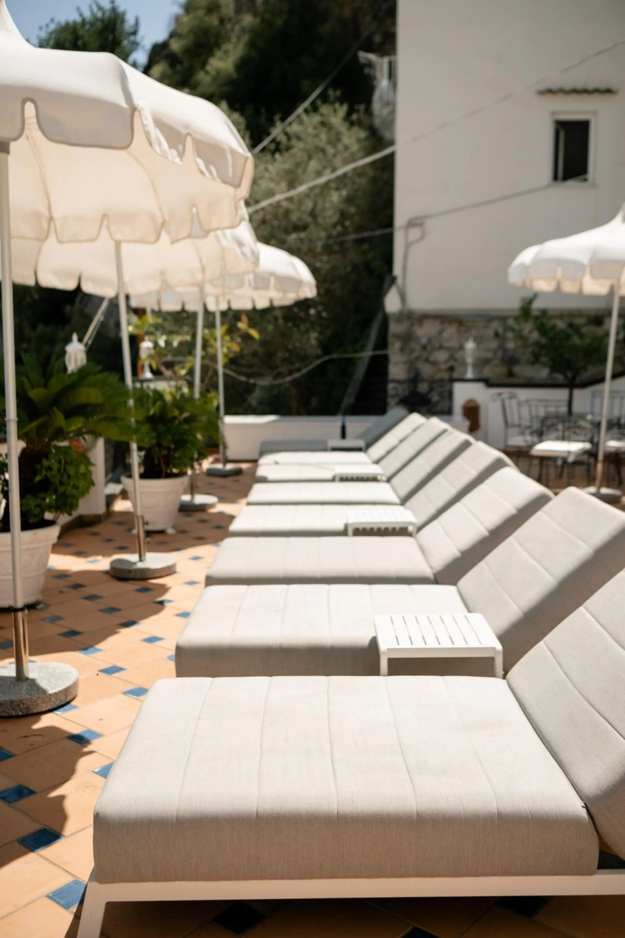Patio in Hotel Conca d'Oro