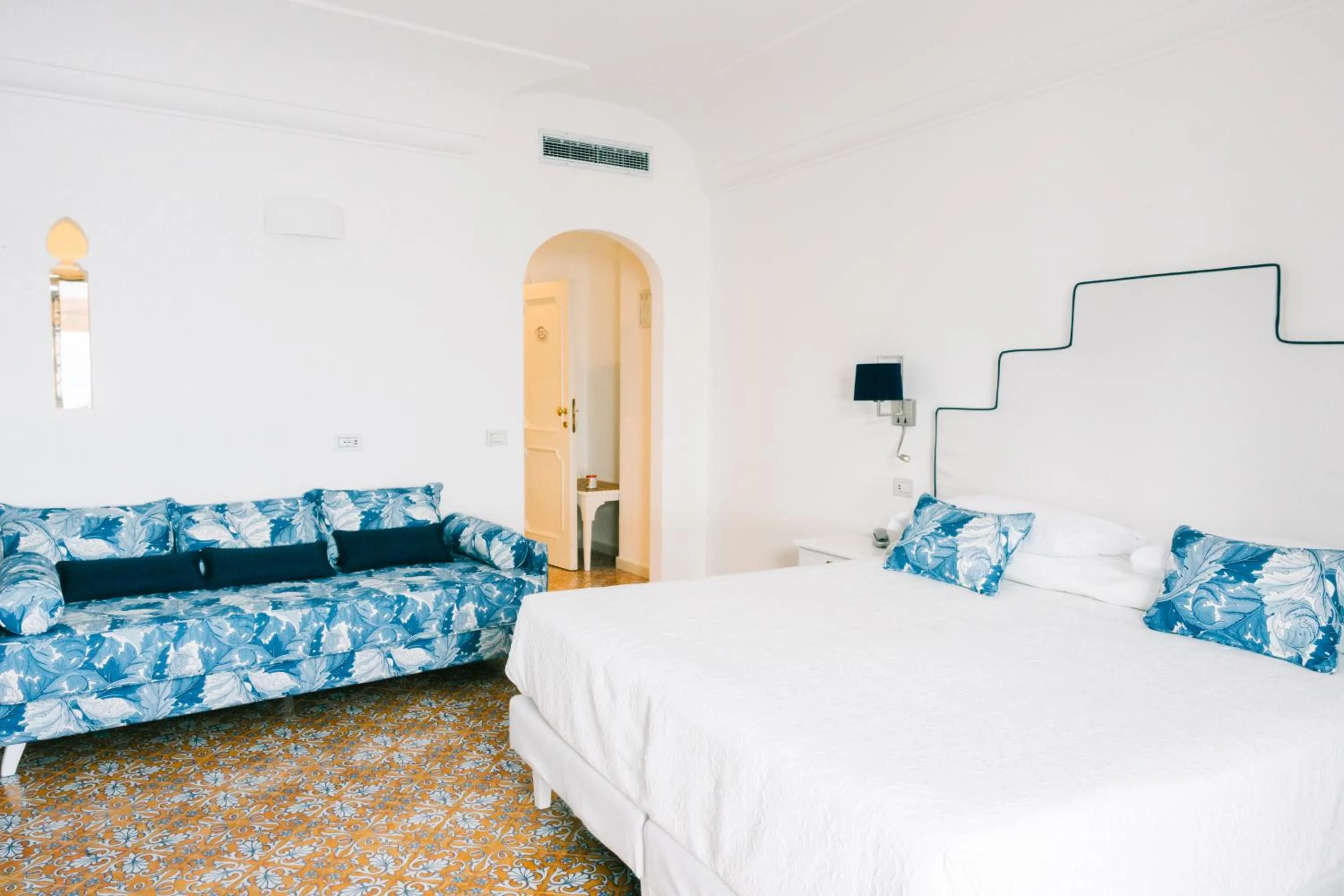 Bedroom, Bed in Hotel Conca d'Oro