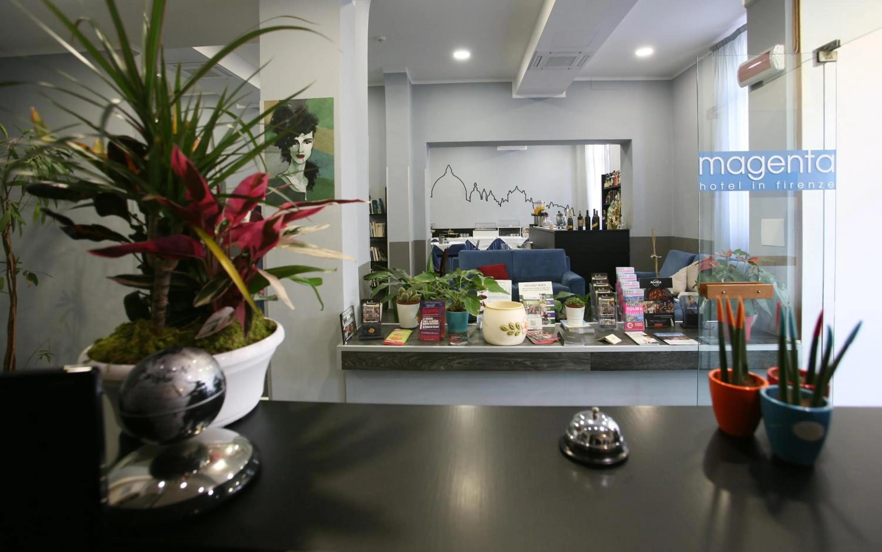 Lobby or reception in Hotel Magenta