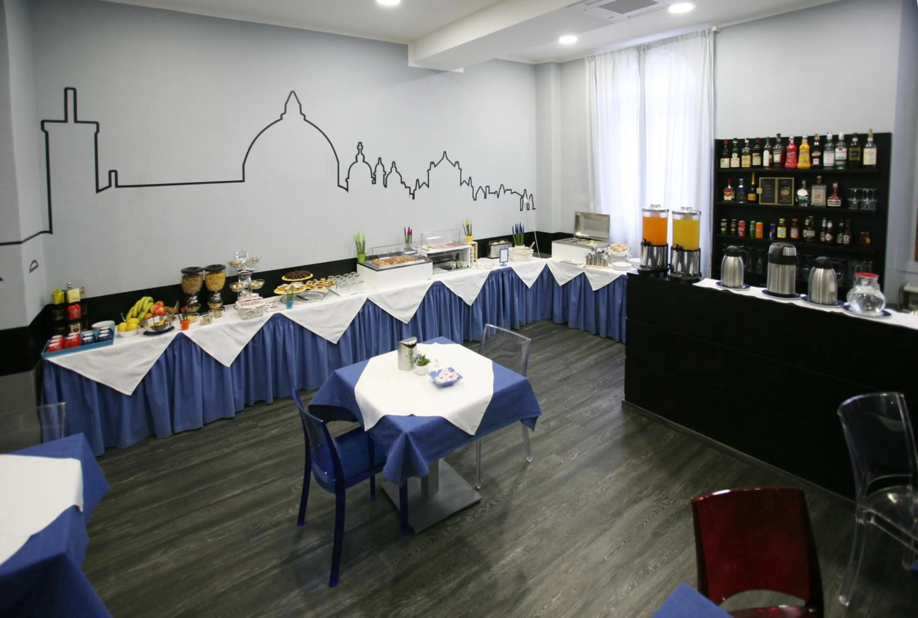 Buffet breakfast in Hotel Magenta