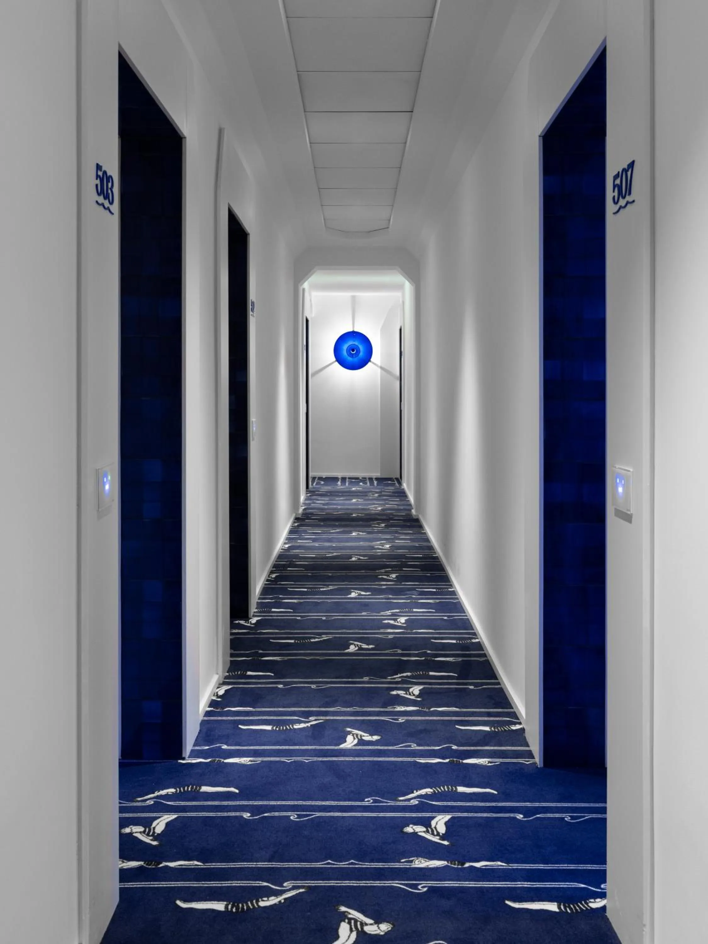 Decorative detail in Grand Hotel Flora