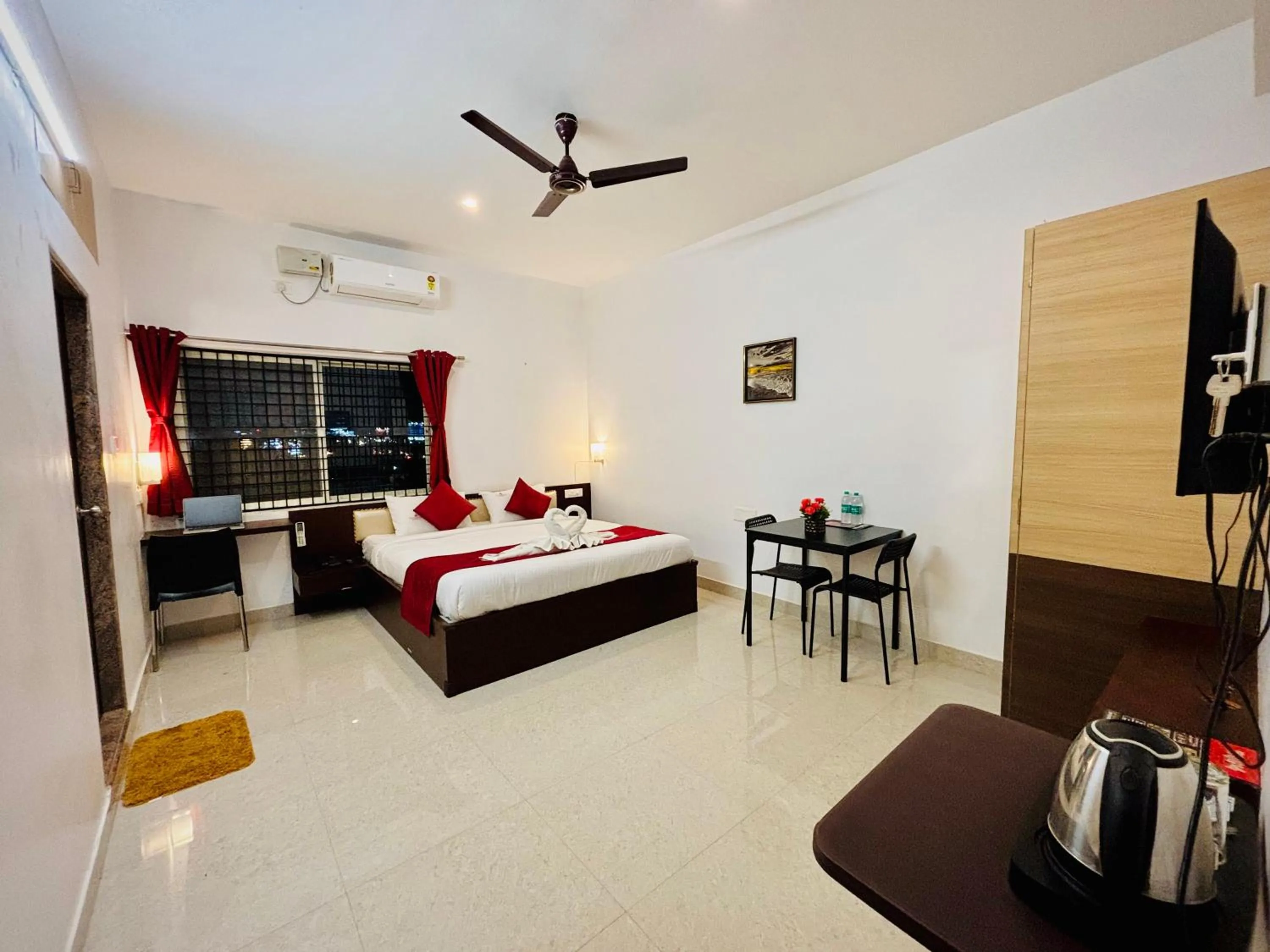 Bed in Sai Shreyas Residency, Boutique Hotel near Bangalore Airport